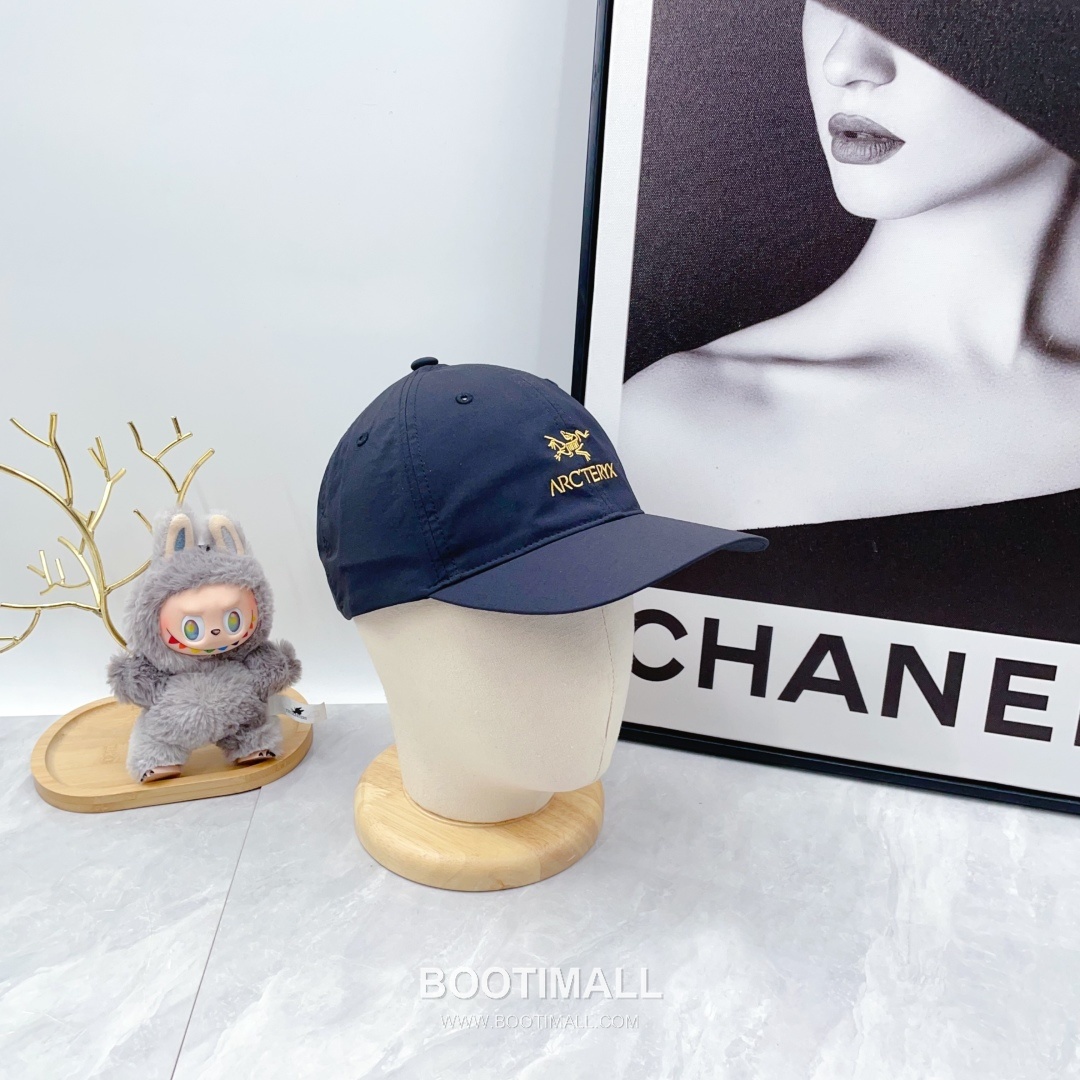 Arc'teryx Embroidered Logo Quick Dry Fabric Baseball Cap 아크테릭스 자수 로고 기능성 원단 베이스볼 캡 56cm 3