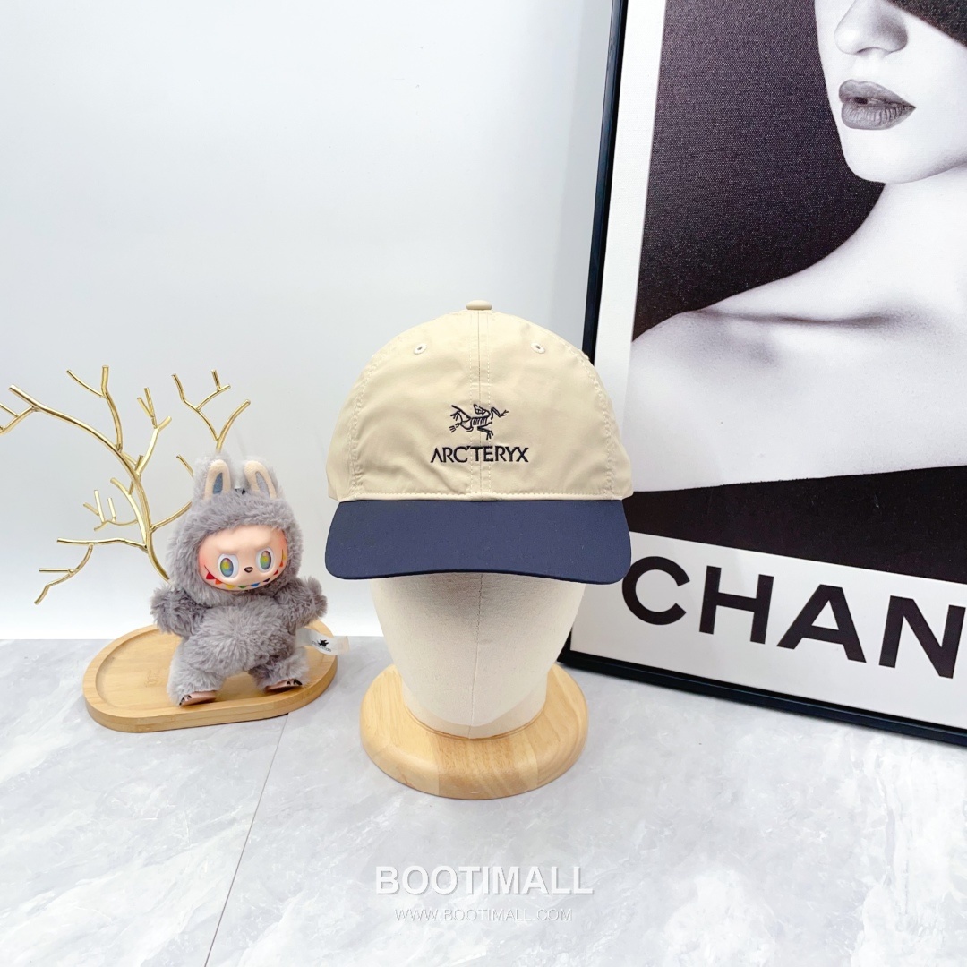 Arc'teryx Embroidered Logo Quick Dry Fabric Baseball Cap 아크테릭스 자수 로고 기능성 원단 베이스볼 캡 56cm 1