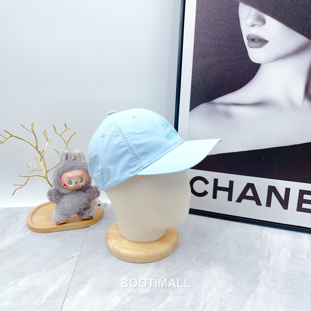 Arc'teryx Embroidered Logo Quick Dry Fabric Baseball Cap 아크테릭스 자수 로고 기능성 원단 베이스볼 캡 56cm 2