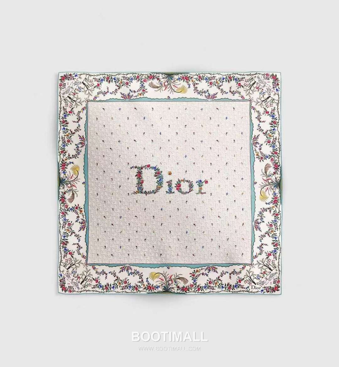 Dior Dioramour Revolution Flowers Silk Twill Square Scarf 100% Silk Twill Print Scarf 디올 디올아무르 레볼루션 플라워 실크 트윌 스퀘어 스카프 90cm 1