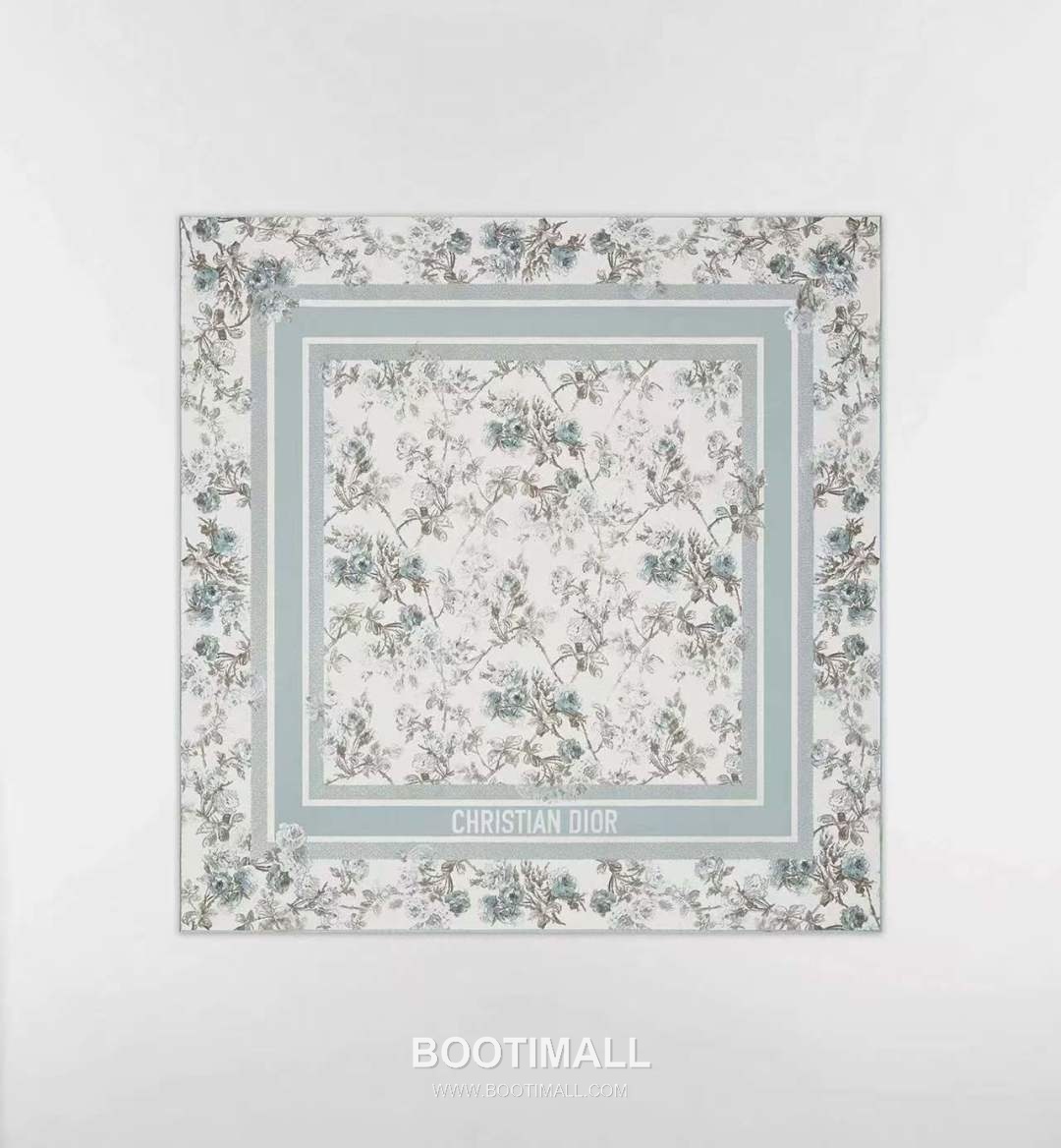 Dior Rosier de Dior Silk Twill Square Scarf with Floral Logo Jacquard 디올 로지에 드 디올 실크 트윌 스퀘어 스카프 플로럴 로고 자카드 90cm 1