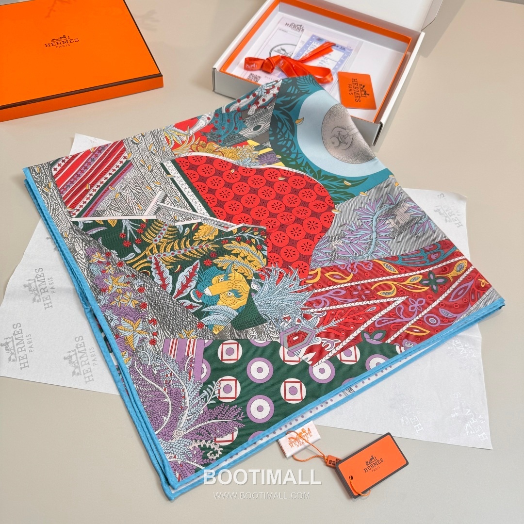 Hermès A Midsummer Night’s Dream Silk Square Scarf Story Print 에르메스 한여름 밤의 꿈 실크 스퀘어 스카프 90cm 2