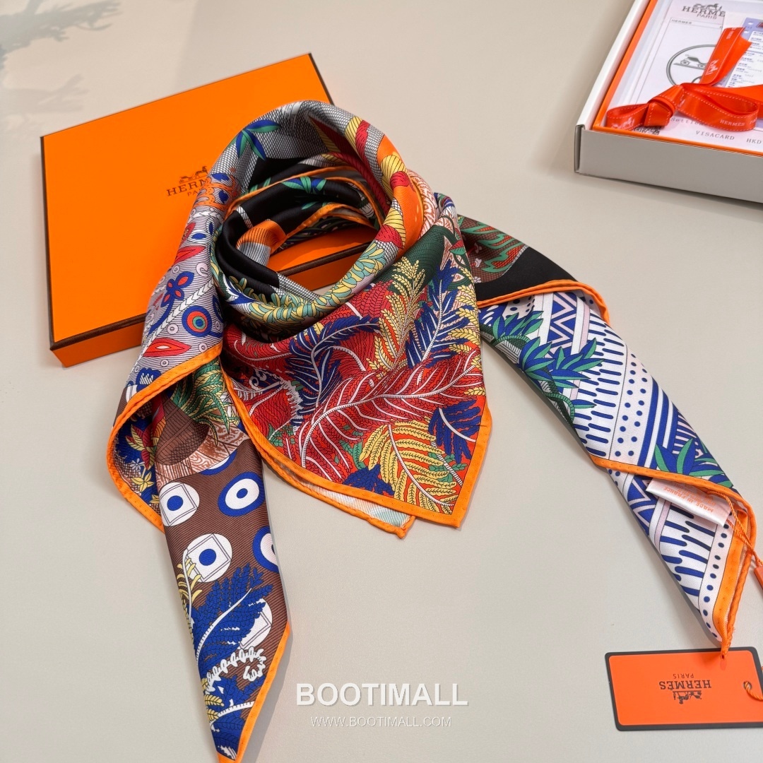 Hermès A Midsummer Night’s Dream Silk Square Scarf Story Print 에르메스 한여름 밤의 꿈 실크 스퀘어 스카프 90cm 6
