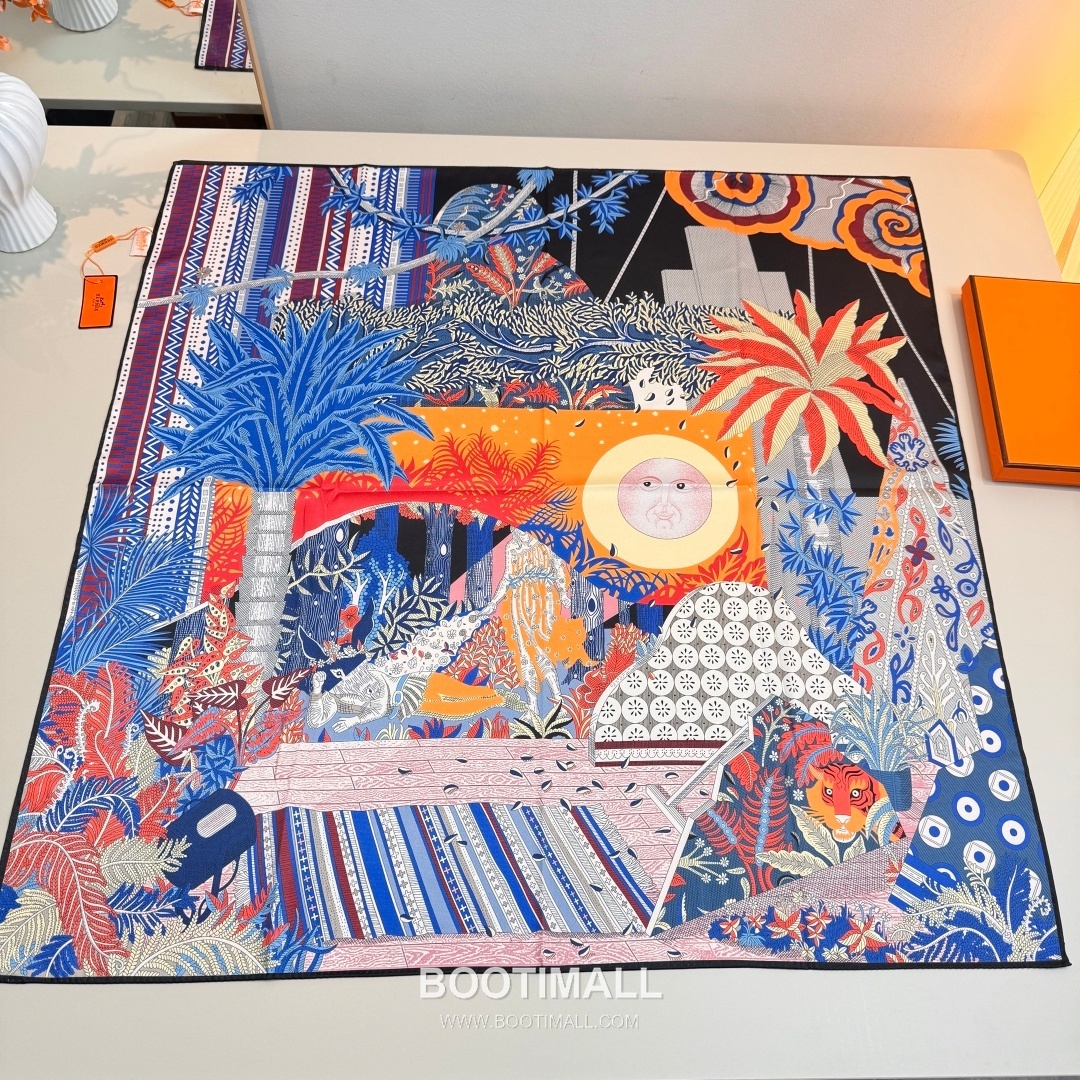 Hermès A Midsummer Night’s Dream Silk Square Scarf Story Print 에르메스 한여름 밤의 꿈 실크 스퀘어 스카프 90cm 1