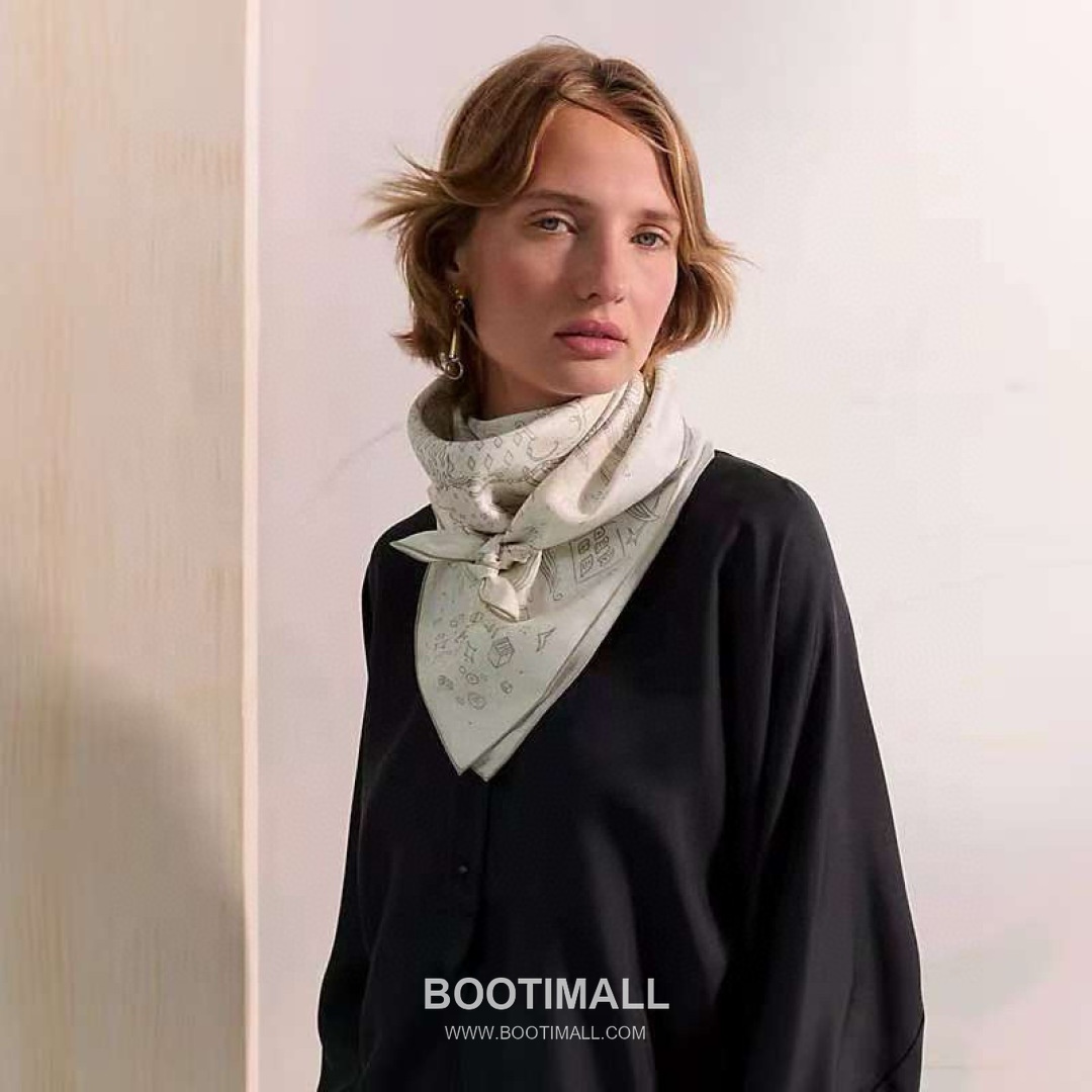 Hermès Getting Connected Silk Square Scarf Print Design 에르메스 커넥팅 테마 실크 스퀘어 스카프 90cm 2