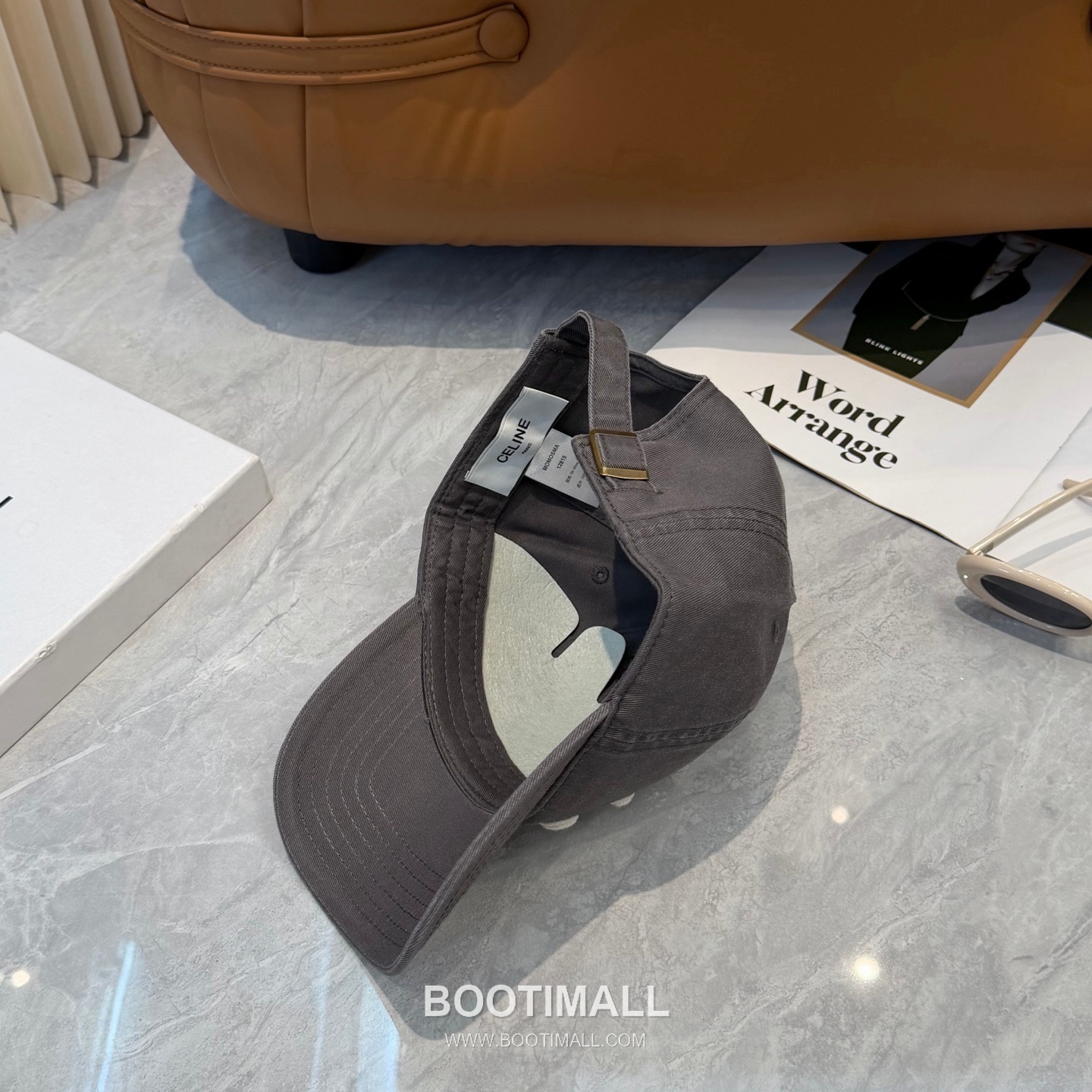 Celine Minimal Logo Cotton Baseball Cap 셀린느 미니멀 로고 코튼 베이스볼 캡 4