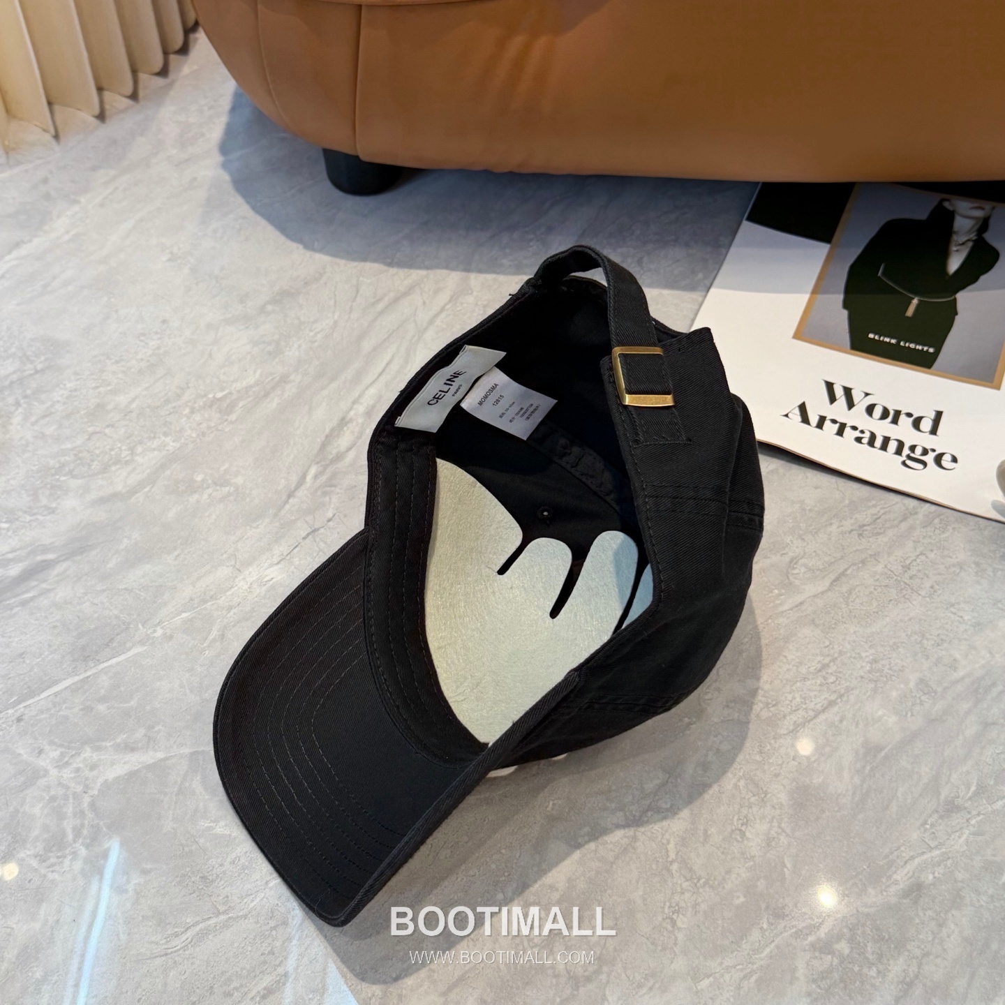 Celine Minimal Logo Cotton Baseball Cap 셀린느 미니멀 로고 코튼 베이스볼 캡 4