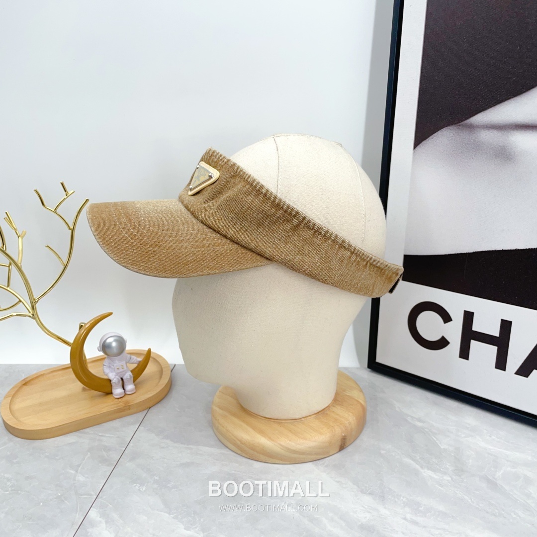 Prada Denim Open Top Sun Visor Foldable Cap 프라다 데님 오픈탑 선 바이저 폴더블 캡 2