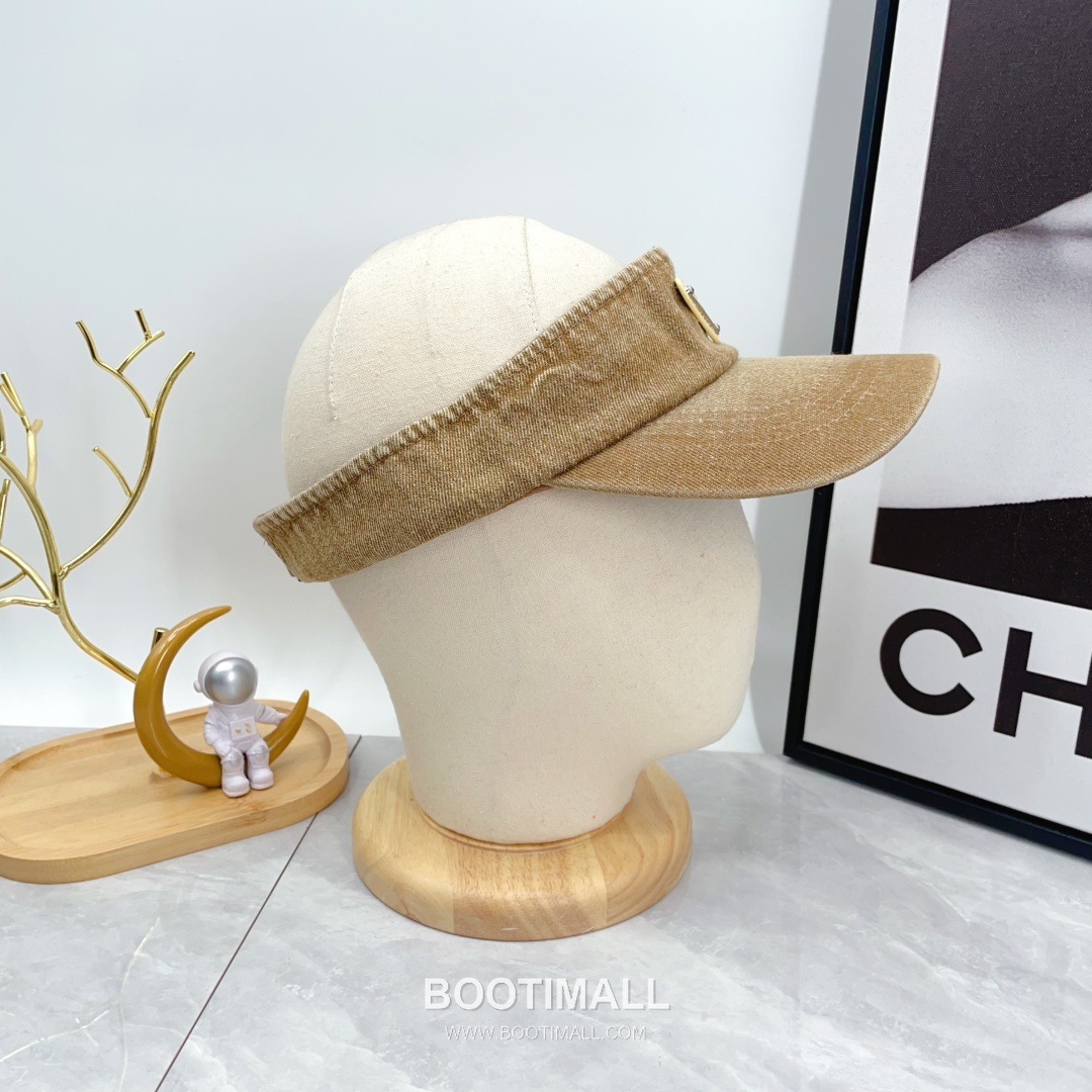 Prada Denim Open Top Sun Visor Foldable Cap 프라다 데님 오픈탑 선 바이저 폴더블 캡 3