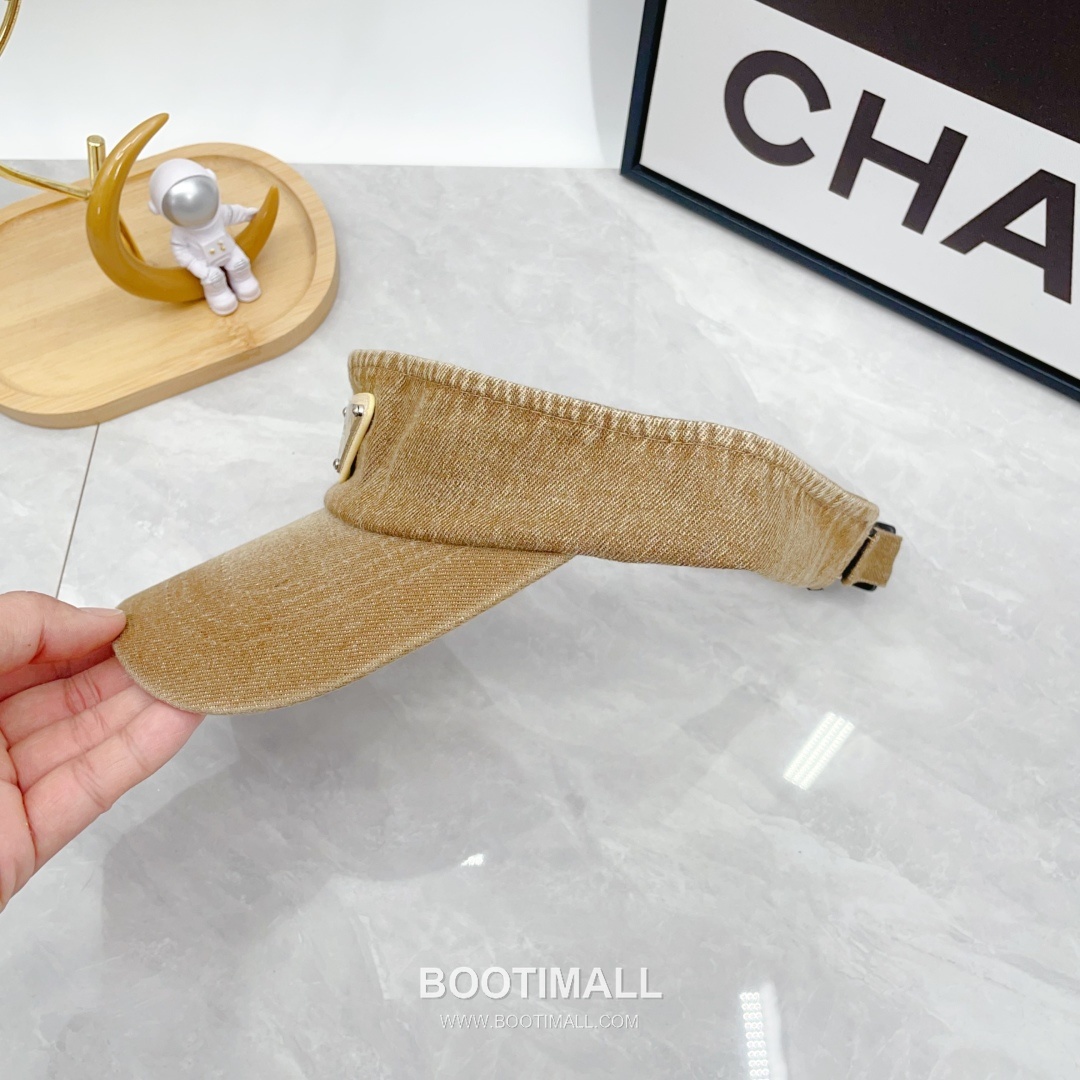 Prada Denim Open Top Sun Visor Foldable Cap 프라다 데님 오픈탑 선 바이저 폴더블 캡 4