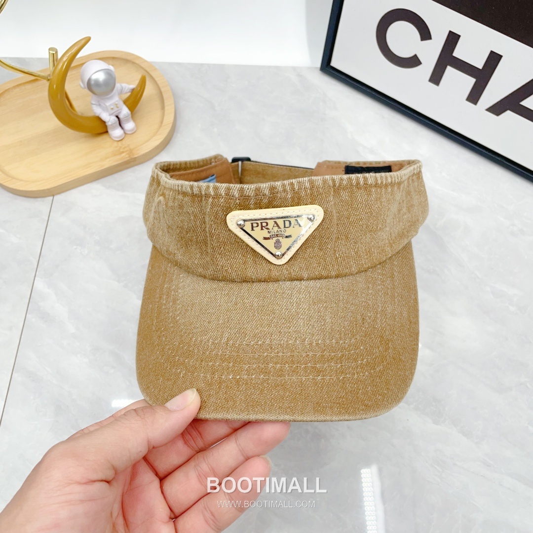 Prada Denim Open Top Sun Visor Foldable Cap 프라다 데님 오픈탑 선 바이저 폴더블 캡 5