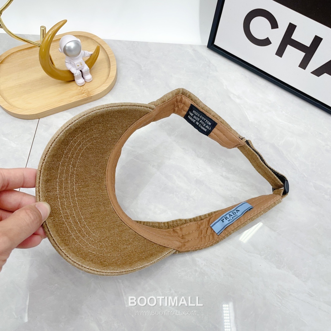 Prada Denim Open Top Sun Visor Foldable Cap 프라다 데님 오픈탑 선 바이저 폴더블 캡 8