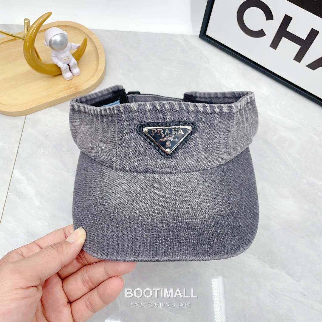 Prada Denim Open Top Sun Visor Foldable Cap 프라다 데님 오픈탑 선 바이저 폴더블 캡 5