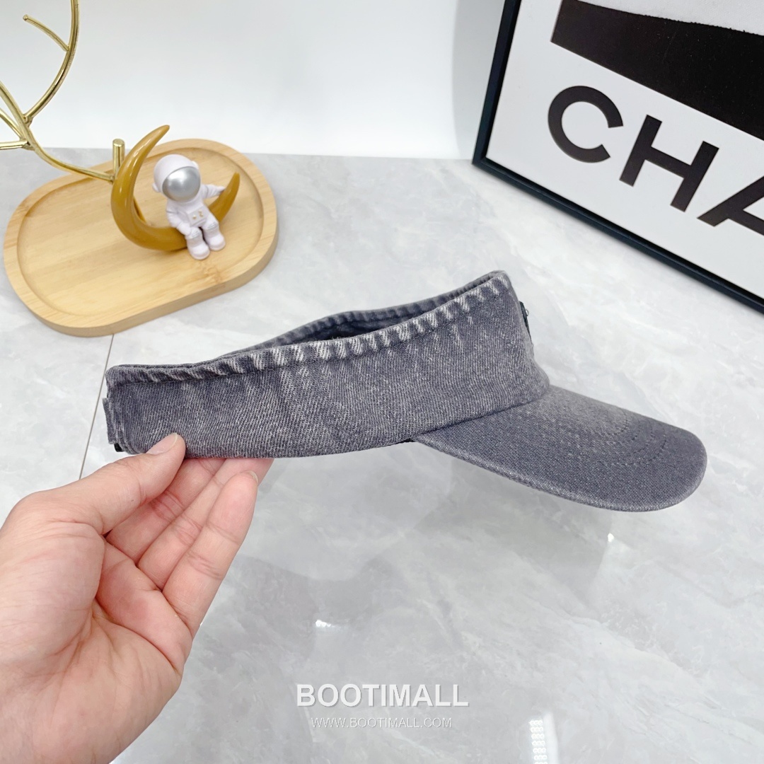 Prada Denim Open Top Sun Visor Foldable Cap 프라다 데님 오픈탑 선 바이저 폴더블 캡 6