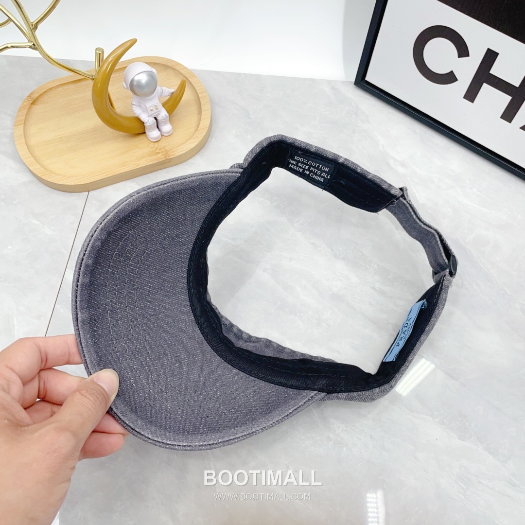 Prada Denim Open Top Sun Visor Foldable Cap 프라다 데님 오픈탑 선 바이저 폴더블 캡 8