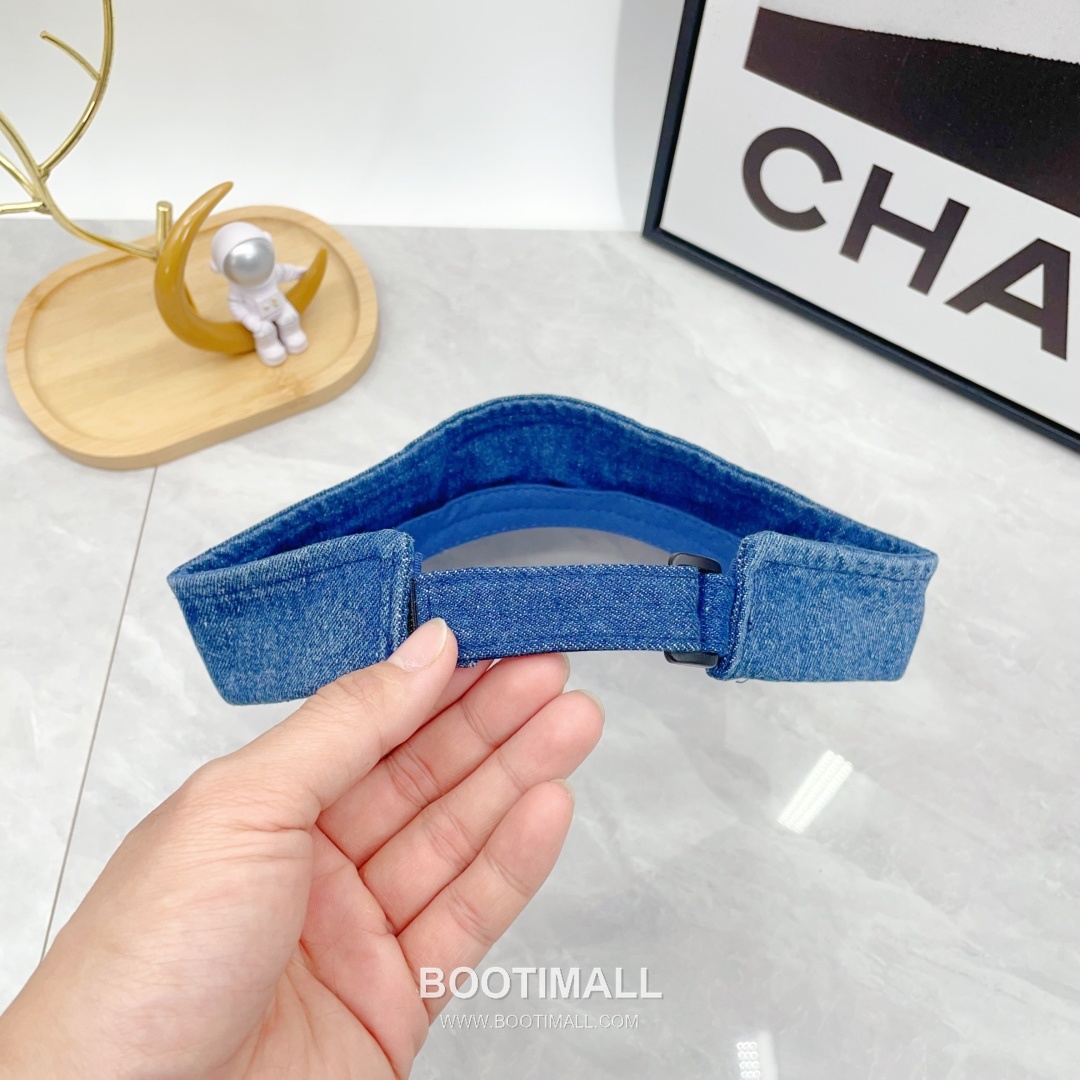 Prada Denim Open Top Sun Visor Foldable Cap 프라다 데님 오픈탑 선 바이저 폴더블 캡 7