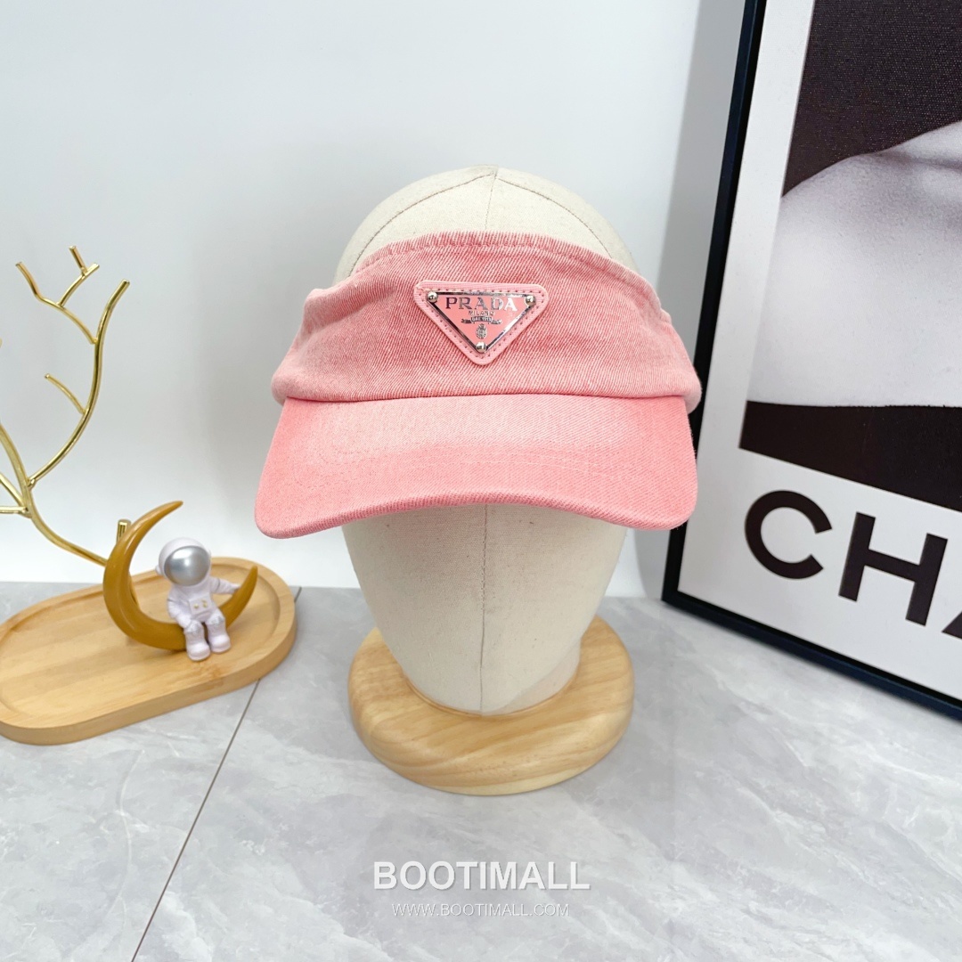 Prada Denim Open Top Sun Visor Foldable Cap 프라다 데님 오픈탑 선 바이저 폴더블 캡 1