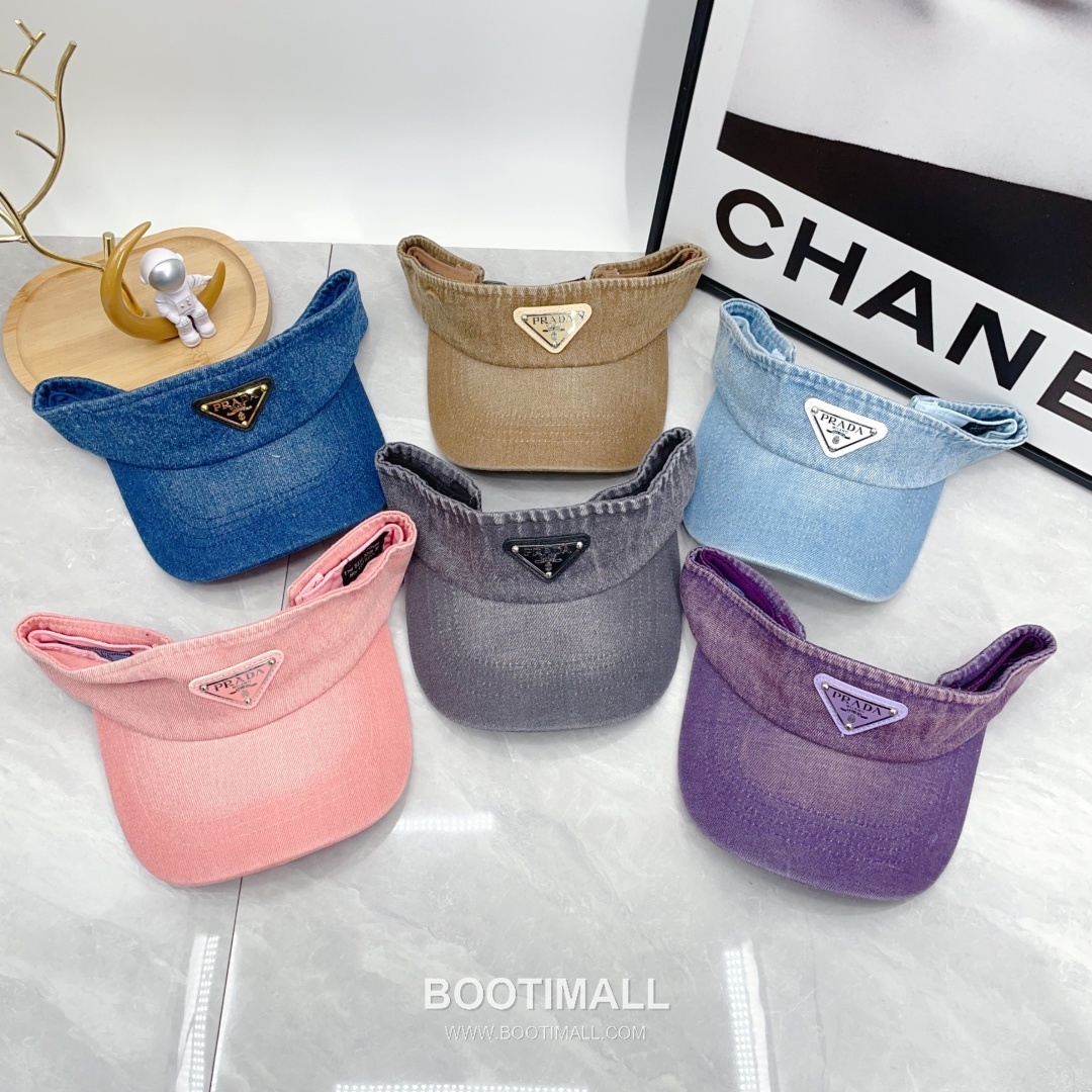 Prada Denim Open Top Sun Visor Foldable Cap 프라다 데님 오픈탑 선 바이저 폴더블 캡 9