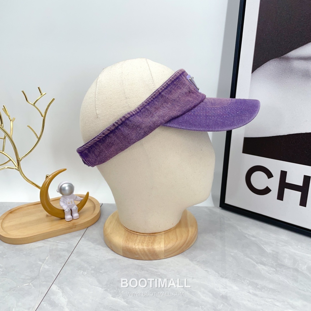 Prada Denim Open Top Sun Visor Foldable Cap 프라다 데님 오픈탑 선 바이저 폴더블 캡 2