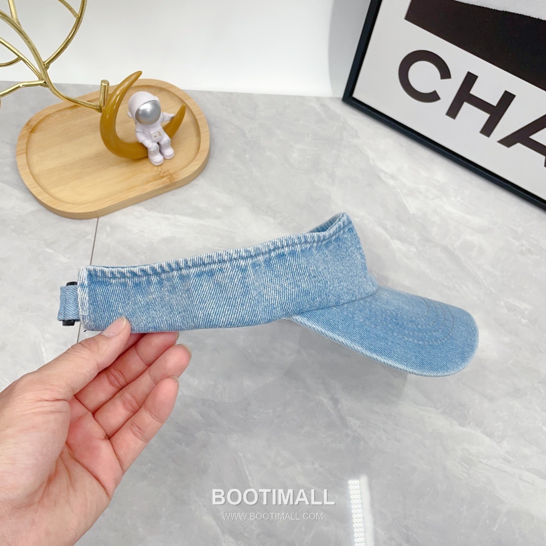 Prada Denim Open Top Sun Visor Foldable Cap 프라다 데님 오픈탑 선 바이저 폴더블 캡 6