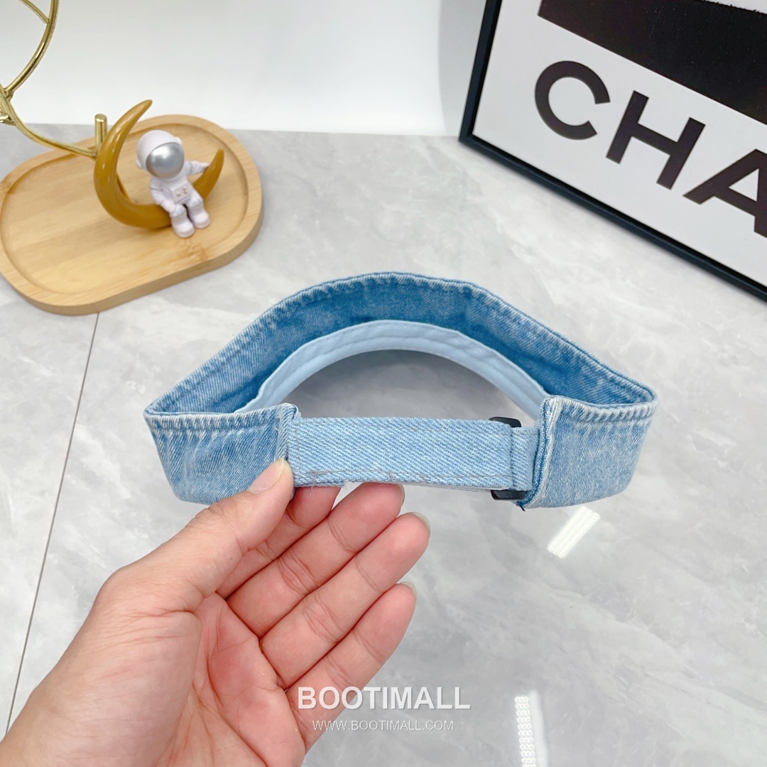 Prada Denim Open Top Sun Visor Foldable Cap 프라다 데님 오픈탑 선 바이저 폴더블 캡 7