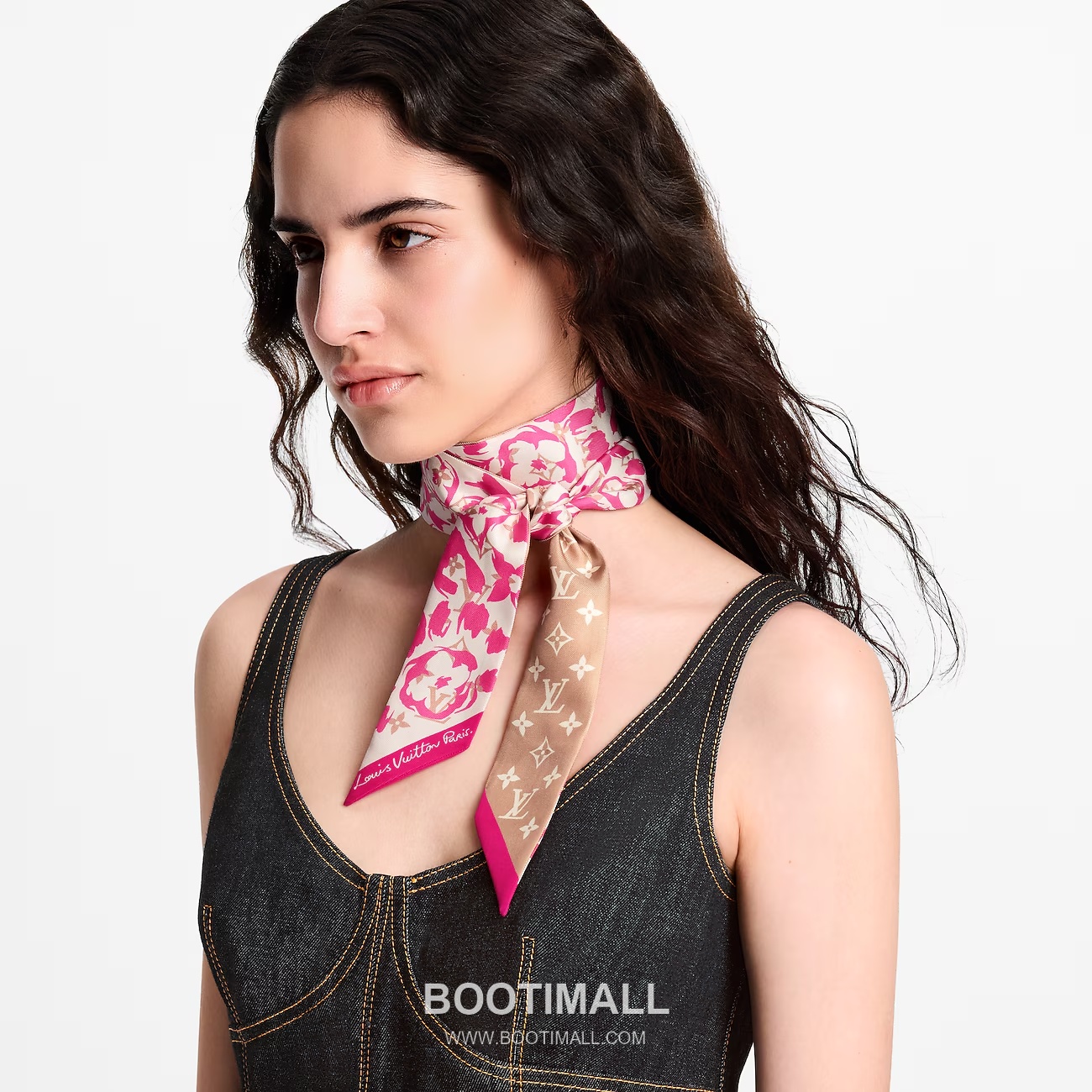 Louis Vuitton Double Sided Silk Long Scarf 100% Silk Double Layer Print Scarf 루이비통 더블 사이드 실크 롱 스카프 PLV2613 120cm 2