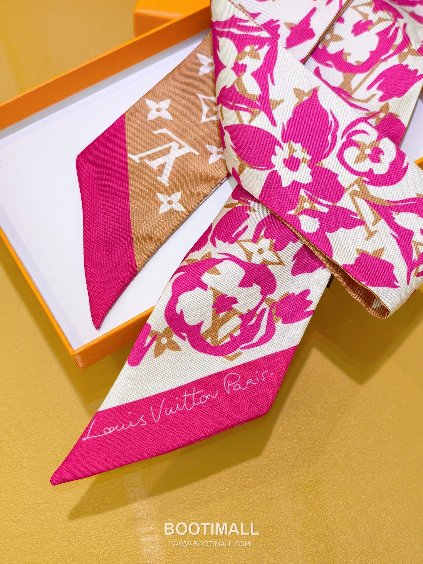 Louis Vuitton Double Sided Silk Long Scarf 100% Silk Double Layer Print Scarf 루이비통 더블 사이드 실크 롱 스카프 PLV2613 120cm 5