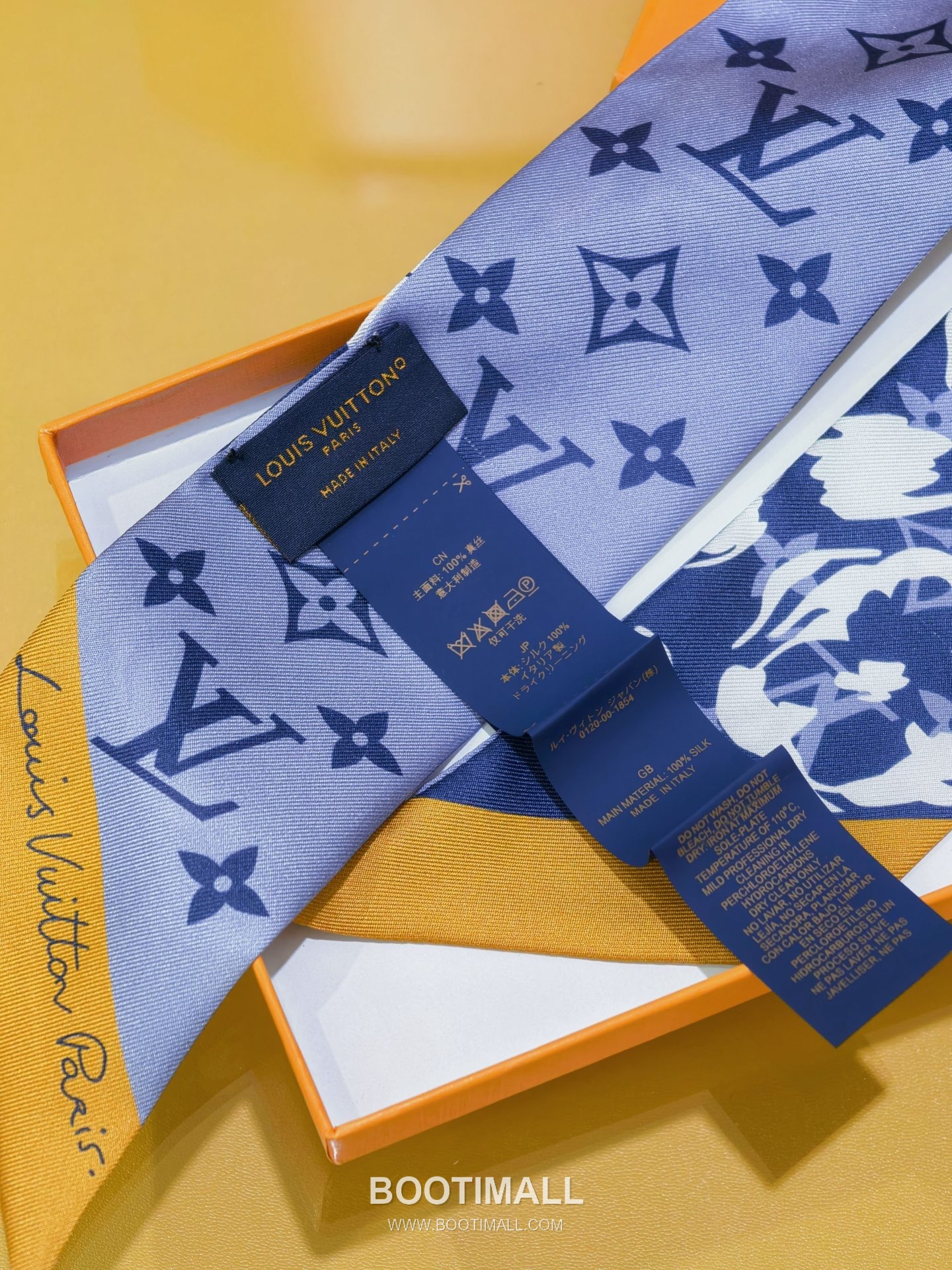 Louis Vuitton Double Sided Silk Long Scarf 100% Silk Double Layer Print Scarf 루이비통 더블 사이드 실크 롱 스카프 PLV2613 120cm 6