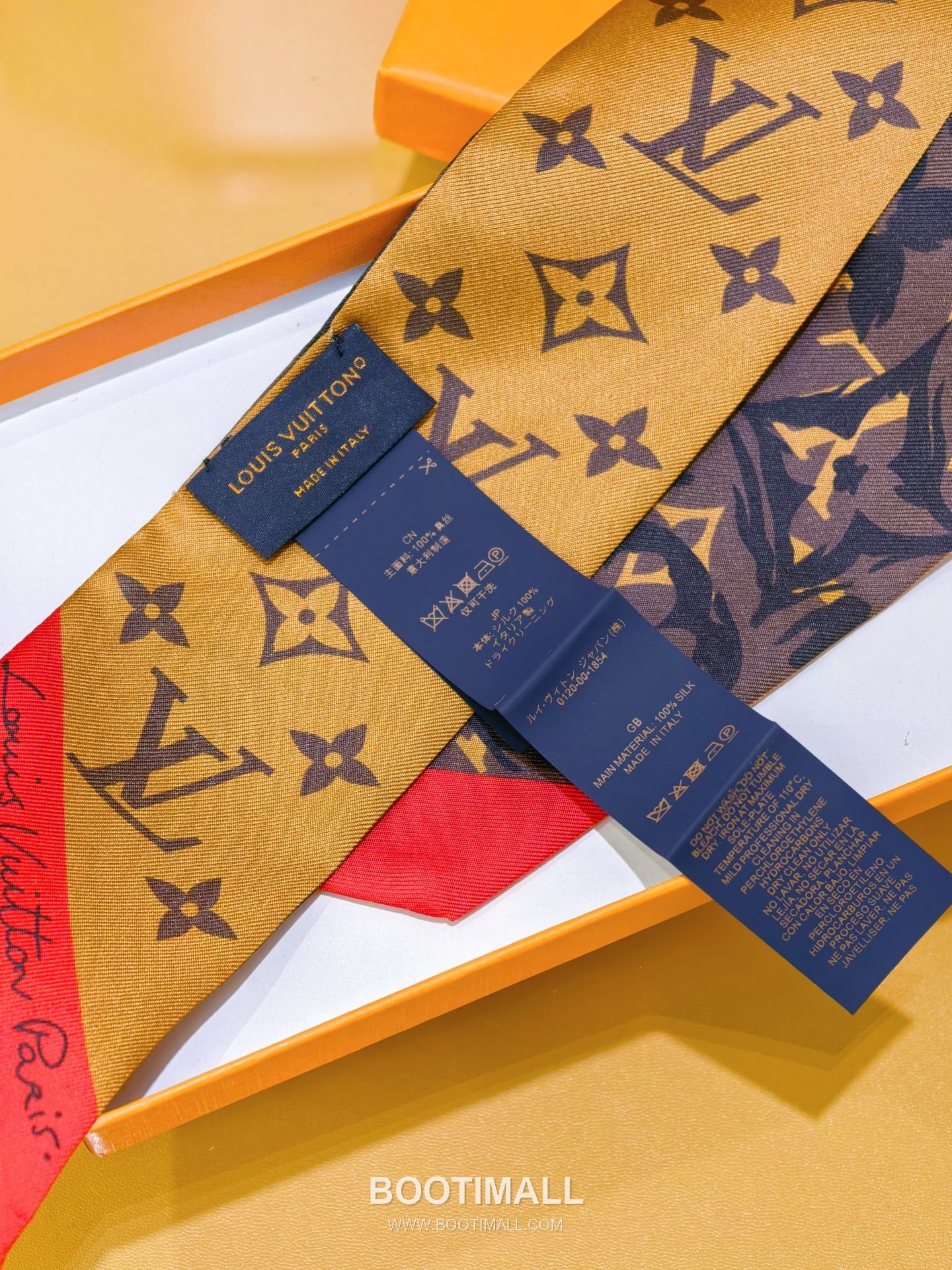 Louis Vuitton Double Sided Silk Long Scarf 100% Silk Double Layer Print Scarf 루이비통 더블 사이드 실크 롱 스카프 PLV2613 120cm 6