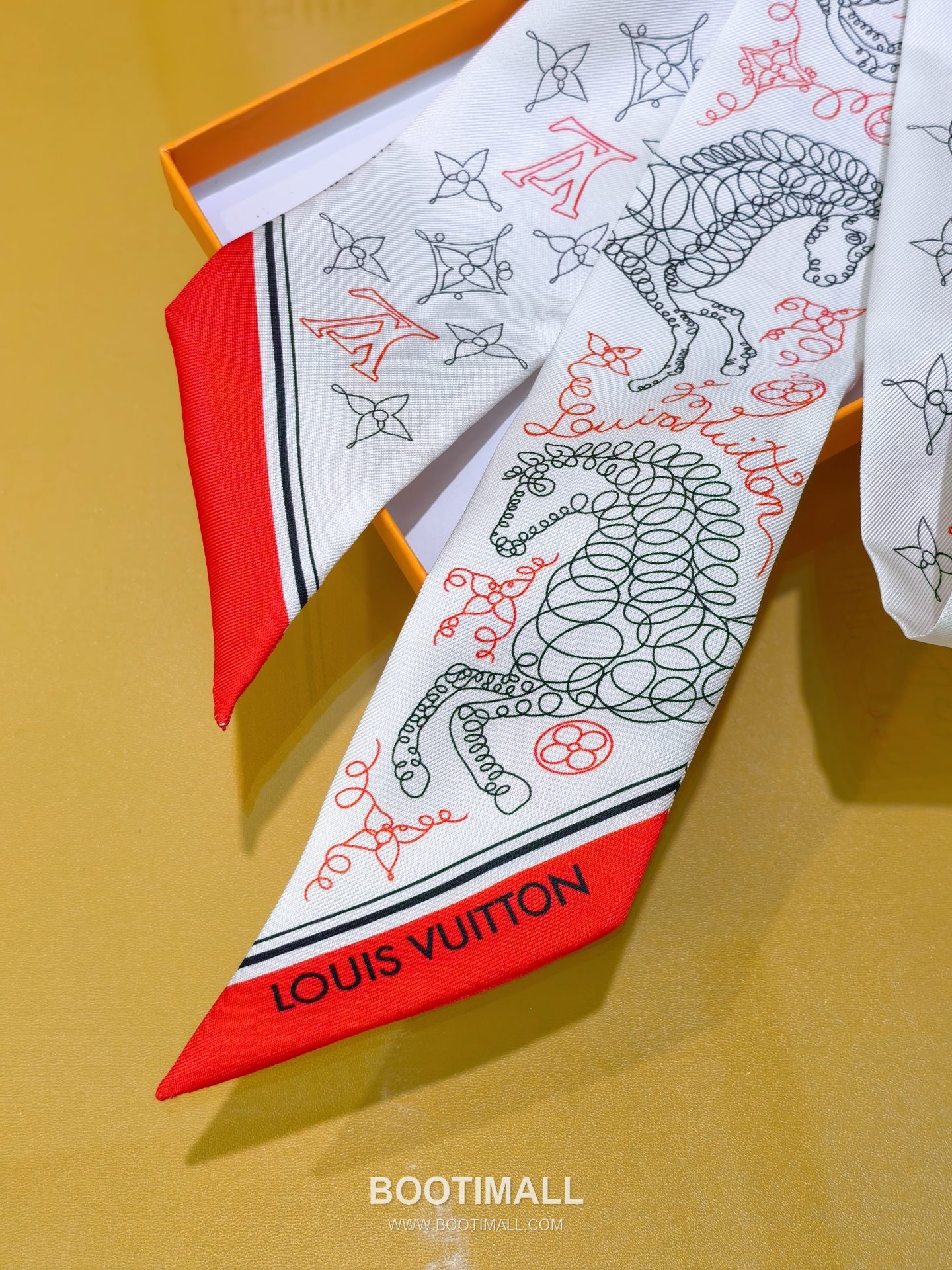 Louis Vuitton Double Sided Silk Long Scarf 100% Silk Double Layer Print Scarf 루이비통 더블 사이드 실크 롱 스카프 PLV2613 120cm 5