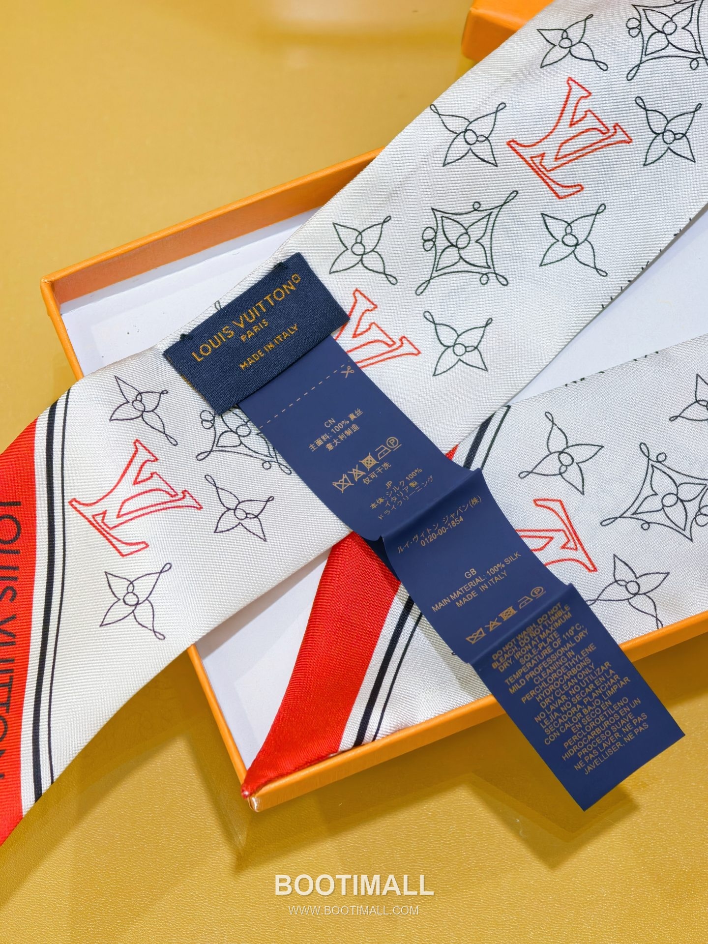 Louis Vuitton Double Sided Silk Long Scarf 100% Silk Double Layer Print Scarf 루이비통 더블 사이드 실크 롱 스카프 PLV2613 120cm 6