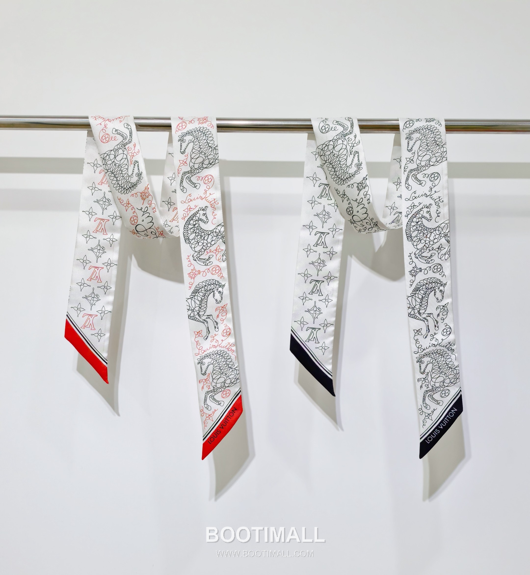 Louis Vuitton Double Sided Silk Long Scarf 100% Silk Double Layer Print Scarf 루이비통 더블 사이드 실크 롱 스카프 PLV2613 120cm 7