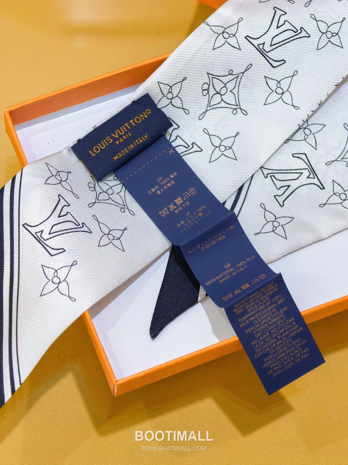 Louis Vuitton Double Sided Silk Long Scarf 100% Silk Double Layer Print Scarf 루이비통 더블 사이드 실크 롱 스카프 PLV2613 120cm 3