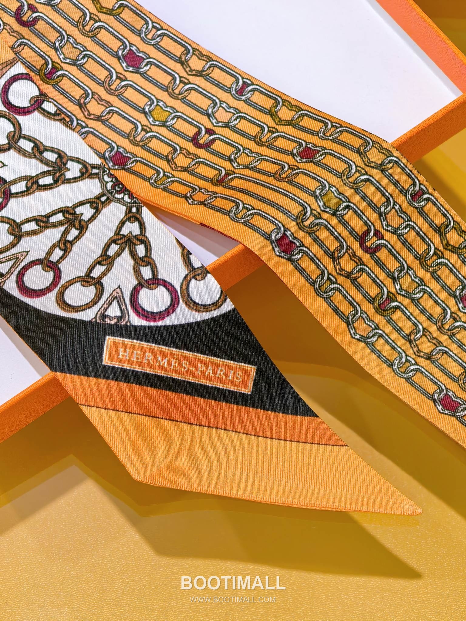 Hermes Splendid Bridle Floral Silk Twill Double Sided Twilly Scarf 100% Silk Print Scarf 에르메스 스플렌디드 브라이들 플로럴 실크 트윌 더블사이드 트윌리 스카프 PHMS2520 86cm 5