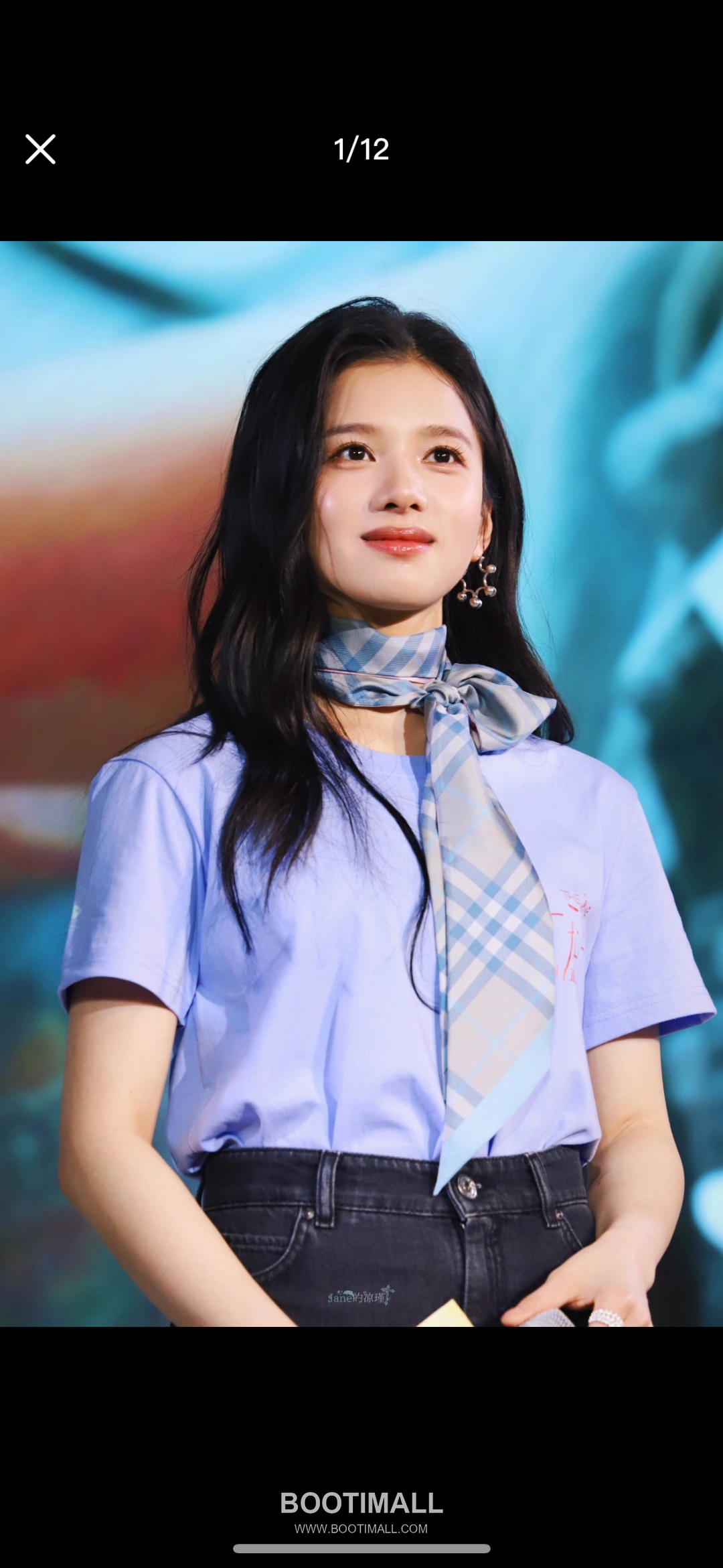 Burberry Vintage Check Stripe Silk Twill Narrow Scarf 100% Silk Double Layer Print Scarf 버버리 빈티지 체크 스트라이프 실크 트윌 슬림 스카프 180cm 1