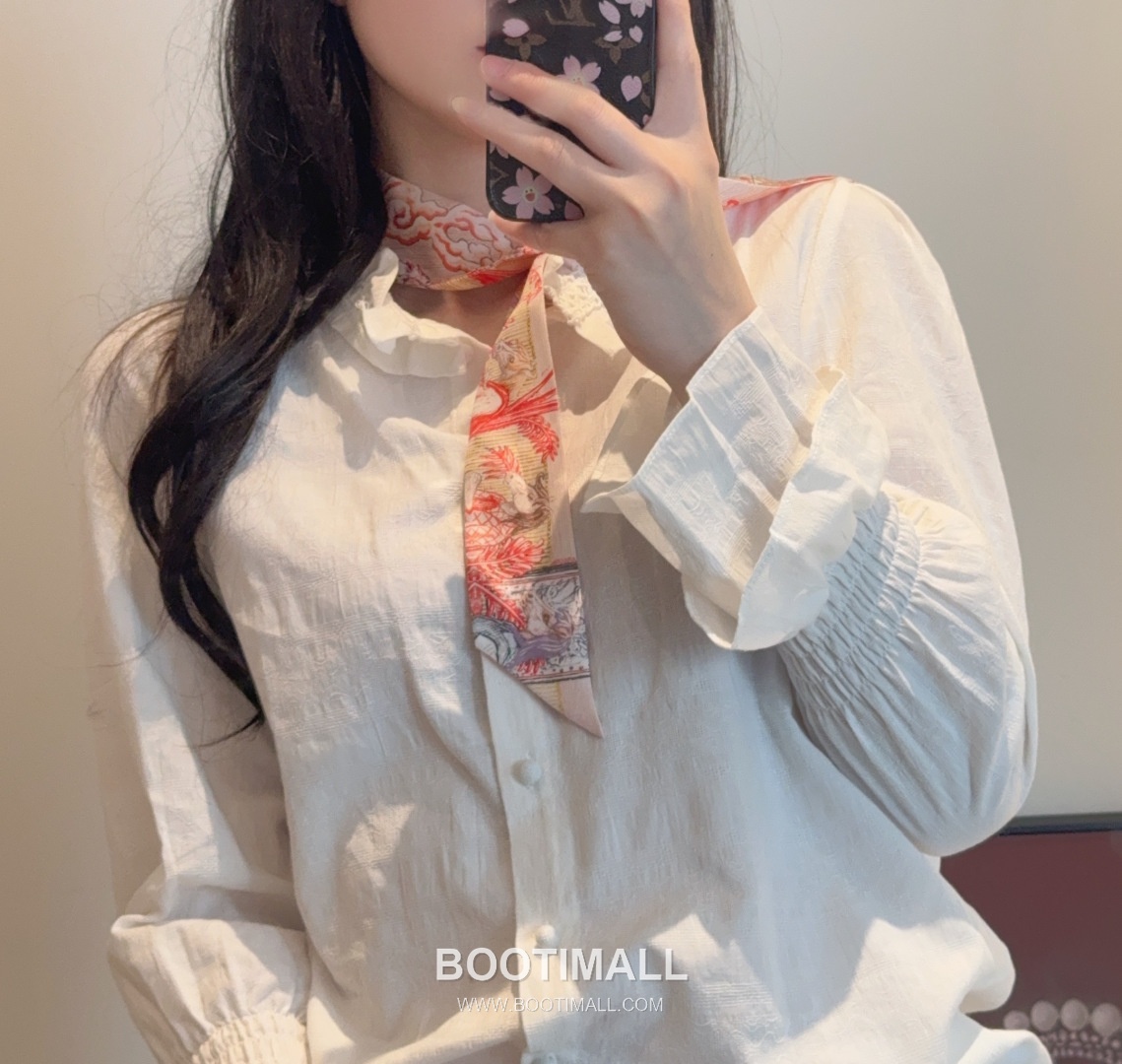 Hermes City of Light Silk Twill Double Sided Twilly Scarf 100% Silk Print Scarf 에르메스 시티 오브 라이트 실크 트윌 더블사이드 트윌리 스카프 86cm 1