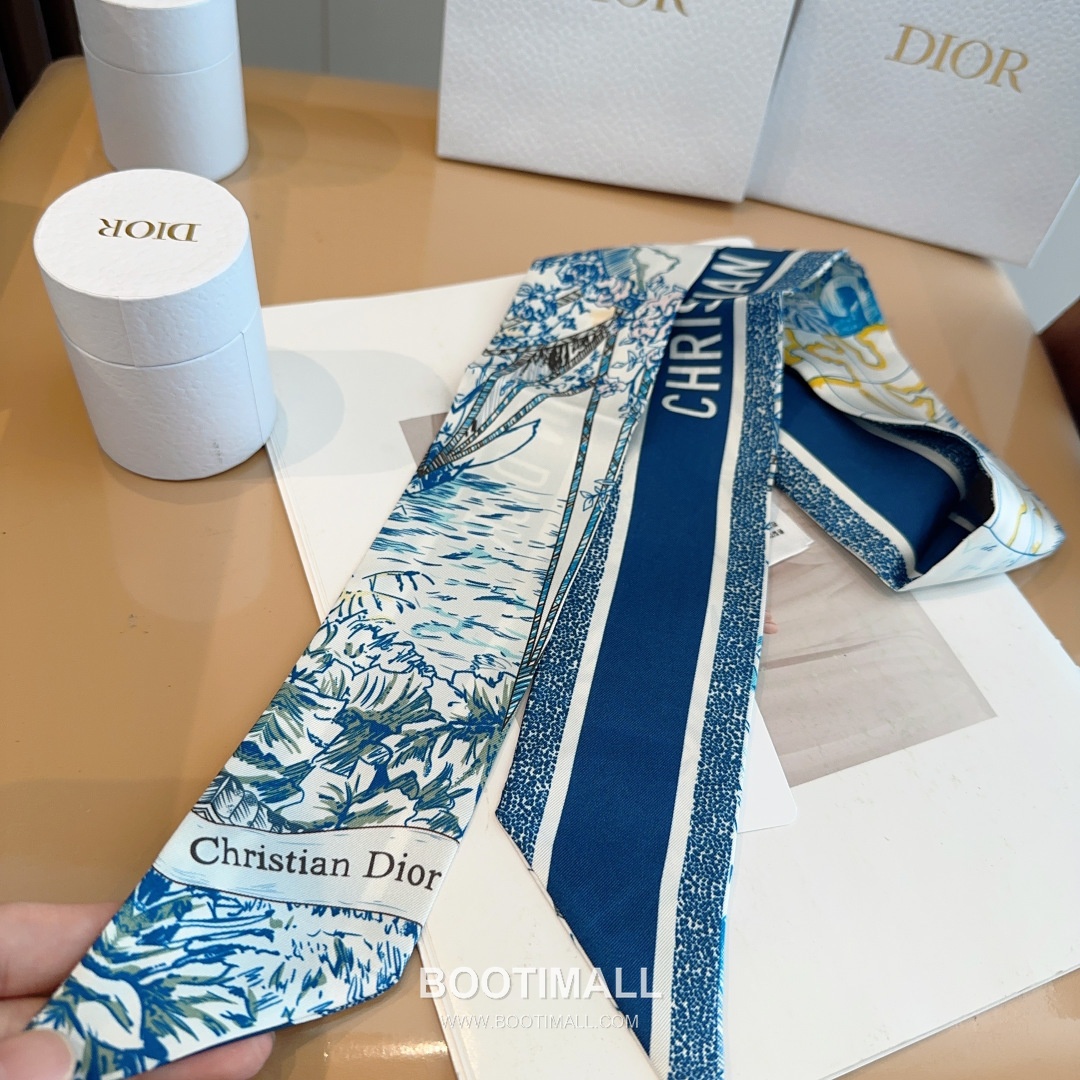Hermes City of Light Silk Twill Double Sided Twilly Scarf 100% Silk Print Scarf 에르메스 시티 오브 라이트 실크 트윌 더블사이드 트윌리 스카프 86cm 5
