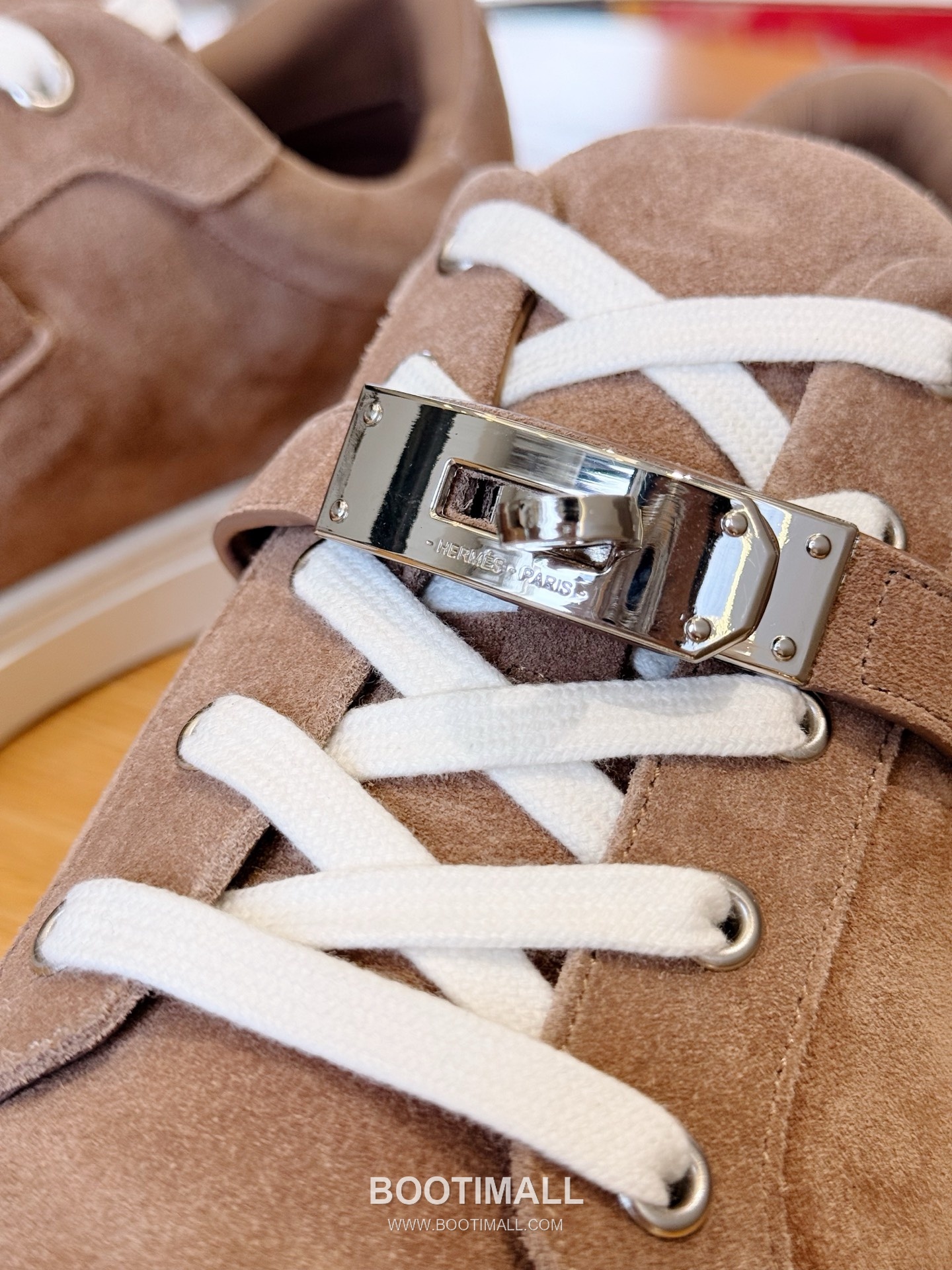 Hermes Freestyle Calfskin Epsom Leather High Sneakers with Saddle Stud Detail 에르메스 프리스타일 카프스킨 엡솜 레더 하이 스니커즈 새들 스터드 디테일 7F03042 3cm 8