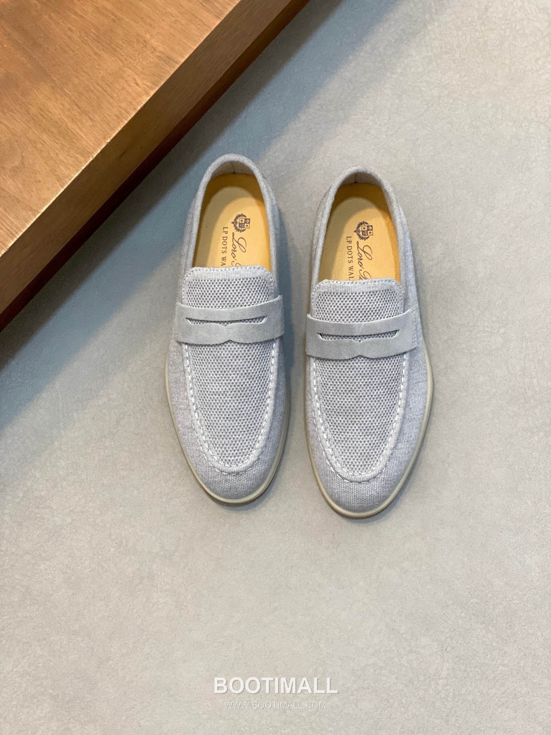 Loro Piana Wish Wool Knit Suede Calfskin Moccasin Sneakers with TPU Sole 로로피아나 위시 울 니트 스웨이드 카프스킨 모카신 스니커즈 TPU 솔 디테일 7F03036 2.5cm 1