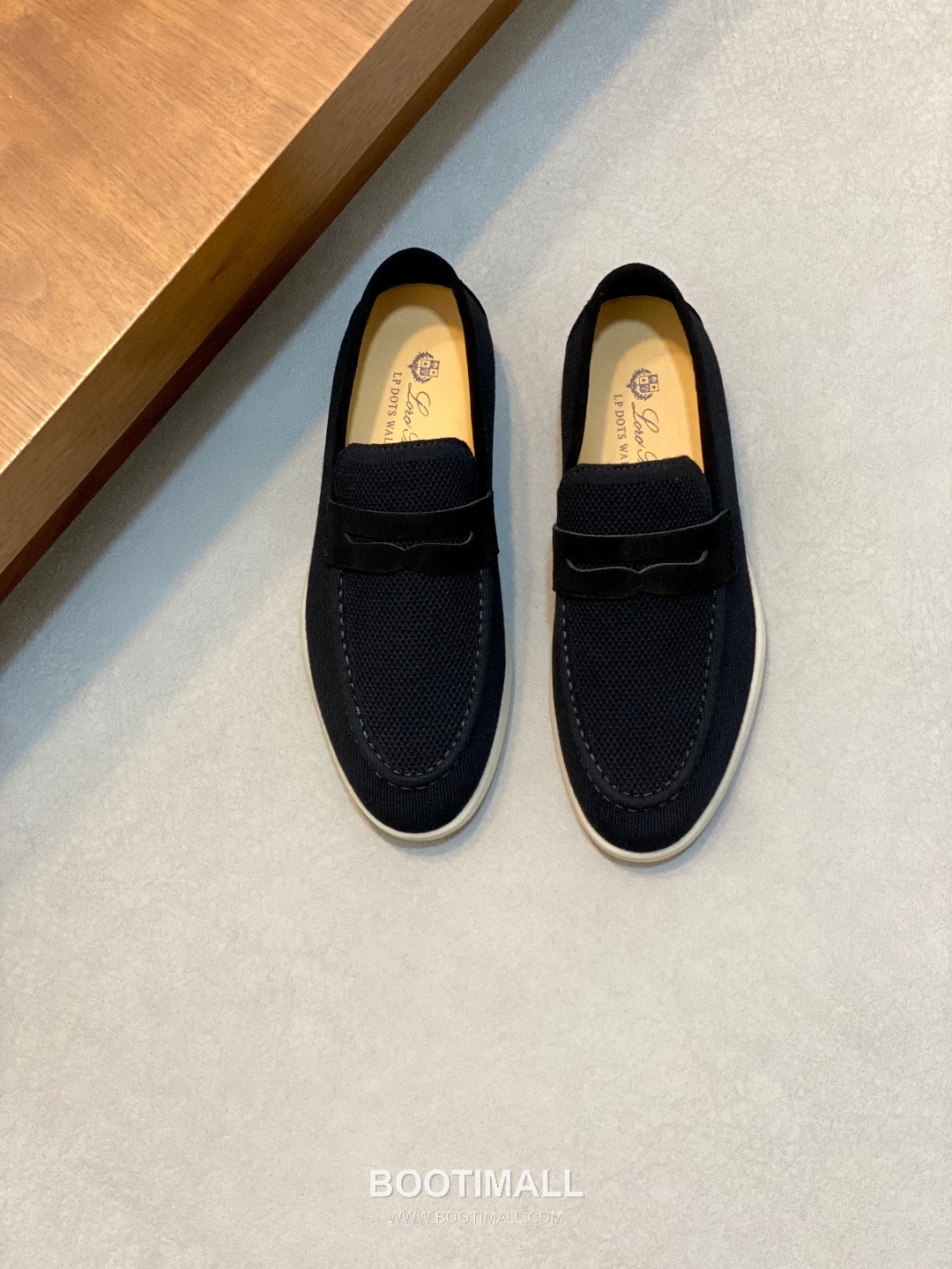 Loro Piana Wish Wool Knit Suede Calfskin Moccasin Sneakers with TPU Sole 로로피아나 위시 울 니트 스웨이드 카프스킨 모카신 스니커즈 TPU 솔 디테일 7F03036 2.5cm 1