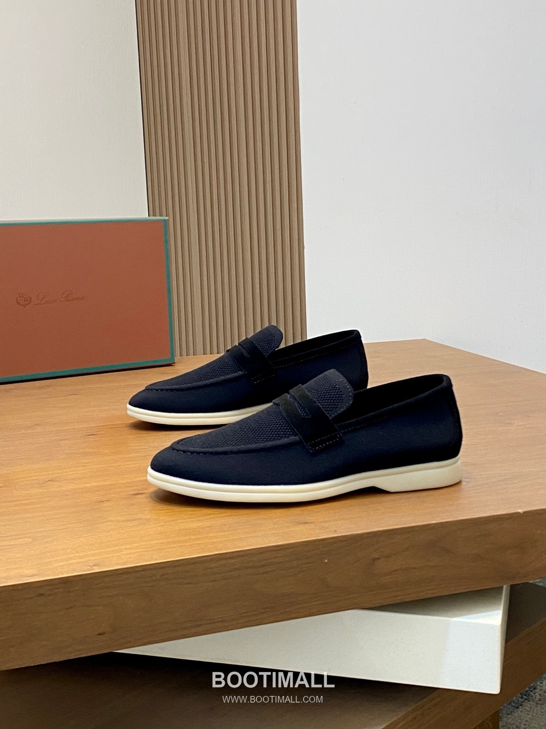 Loro Piana Wish Wool Knit Suede Calfskin Moccasin Sneakers with TPU Sole 로로피아나 위시 울 니트 스웨이드 카프스킨 모카신 스니커즈 TPU 솔 디테일 7F03036 2.5cm 3