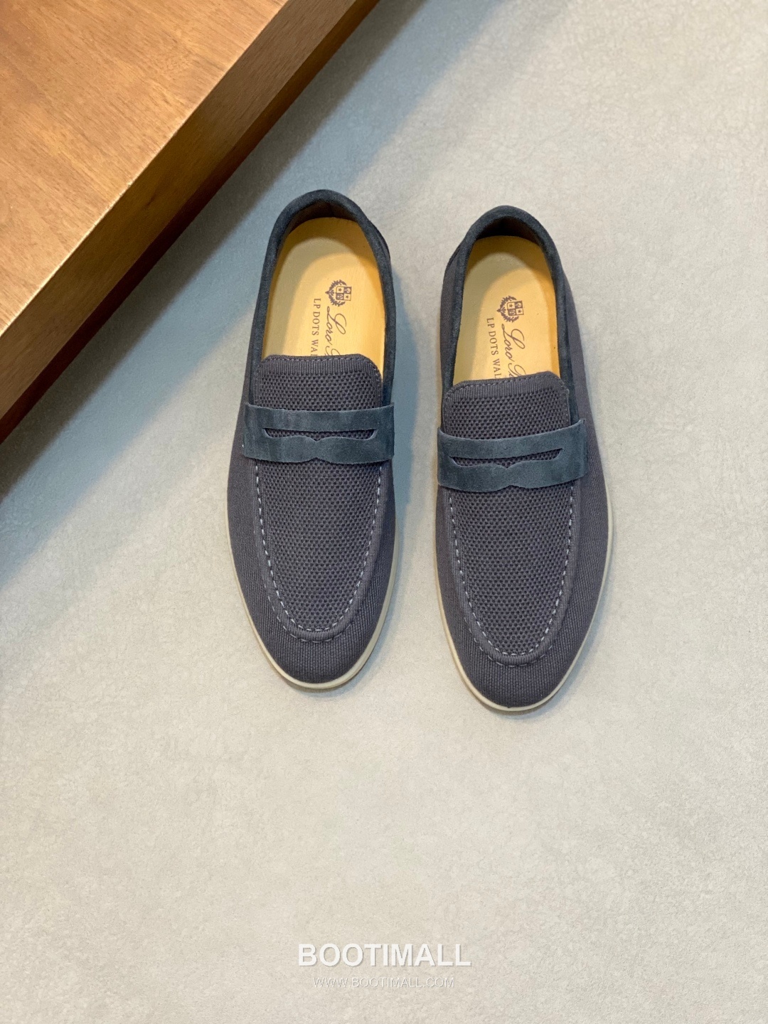 Loro Piana Wish Wool Knit Suede Calfskin Moccasin Sneakers with TPU Sole 로로피아나 위시 울 니트 스웨이드 카프스킨 모카신 스니커즈 TPU 솔 디테일 7F03036 2.5cm 1
