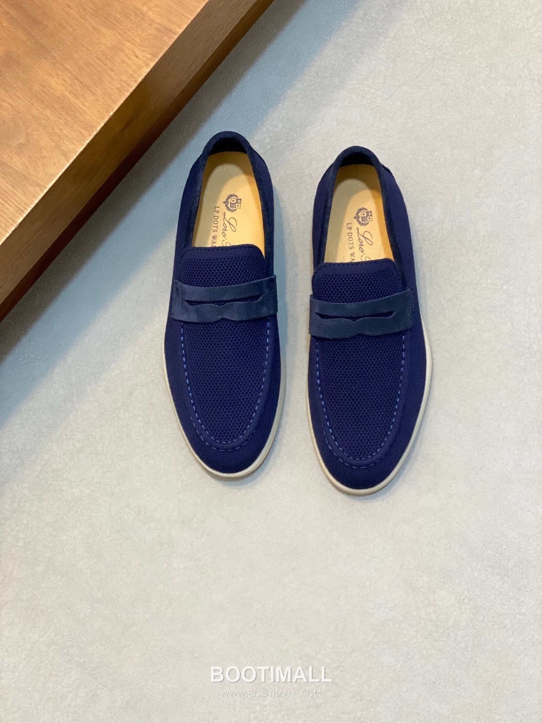 Loro Piana Wish Wool Knit Suede Calfskin Moccasin Sneakers with TPU Sole 로로피아나 위시 울 니트 스웨이드 카프스킨 모카신 스니커즈 TPU 솔 디테일 7F03036 2.5cm 1