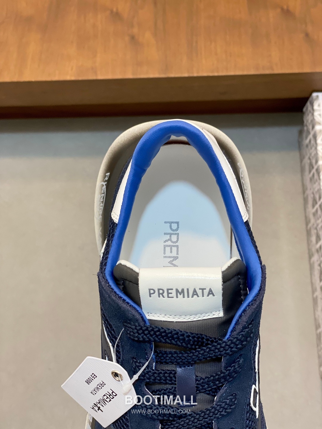 Premiata Suede Calfskin Waterproof Fabric Low Sneakers with Logo Stitch Detail Rubber Sole 프리미아타 스웨이드 카프스킨 방수 패브릭 로우 스니커즈 로고 스티치 디테일 러버솔 7F03038 3cm 7