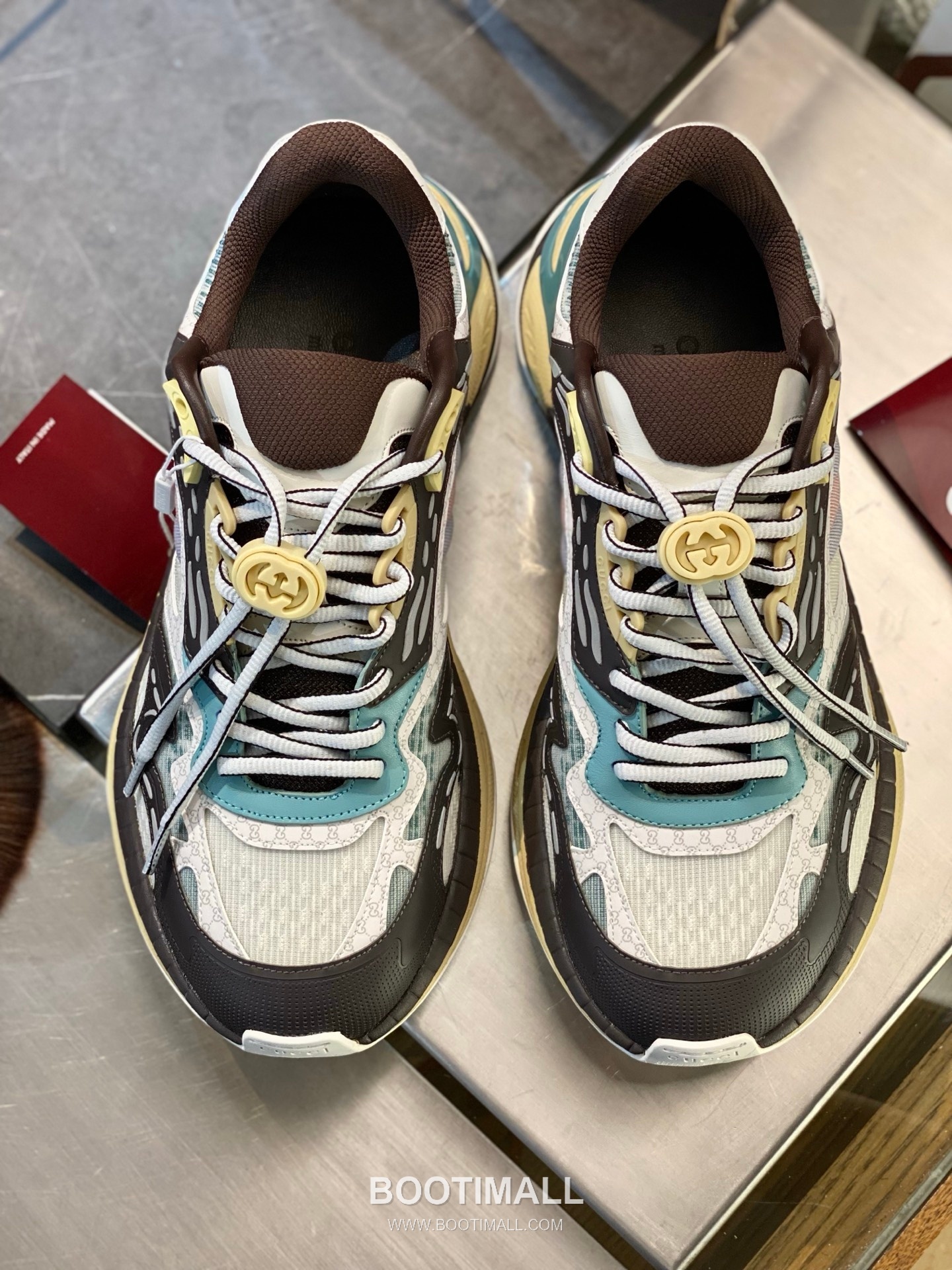 Gucci 2.0 Canvas Leather Chunky Sneakers with Web Stripe Detail EVA Sole 구찌 2.0 캔버스 레더 청키 스니커즈 웹 스트라이프 디테일 EVA 솔 4.5cm 4