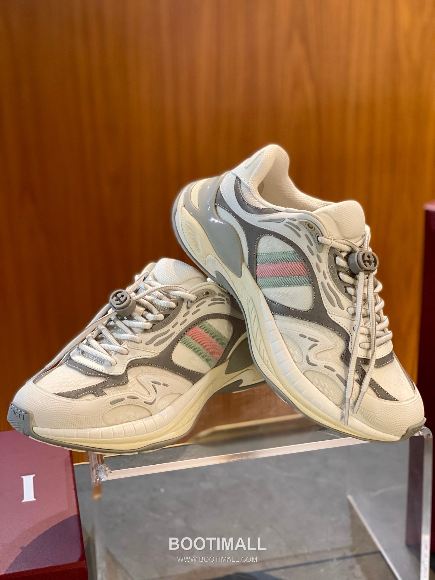 Gucci 2.0 Canvas Leather Chunky Sneakers with Web Stripe Detail EVA Sole 구찌 2.0 캔버스 레더 청키 스니커즈 웹 스트라이프 디테일 EVA 솔 4.5cm 3