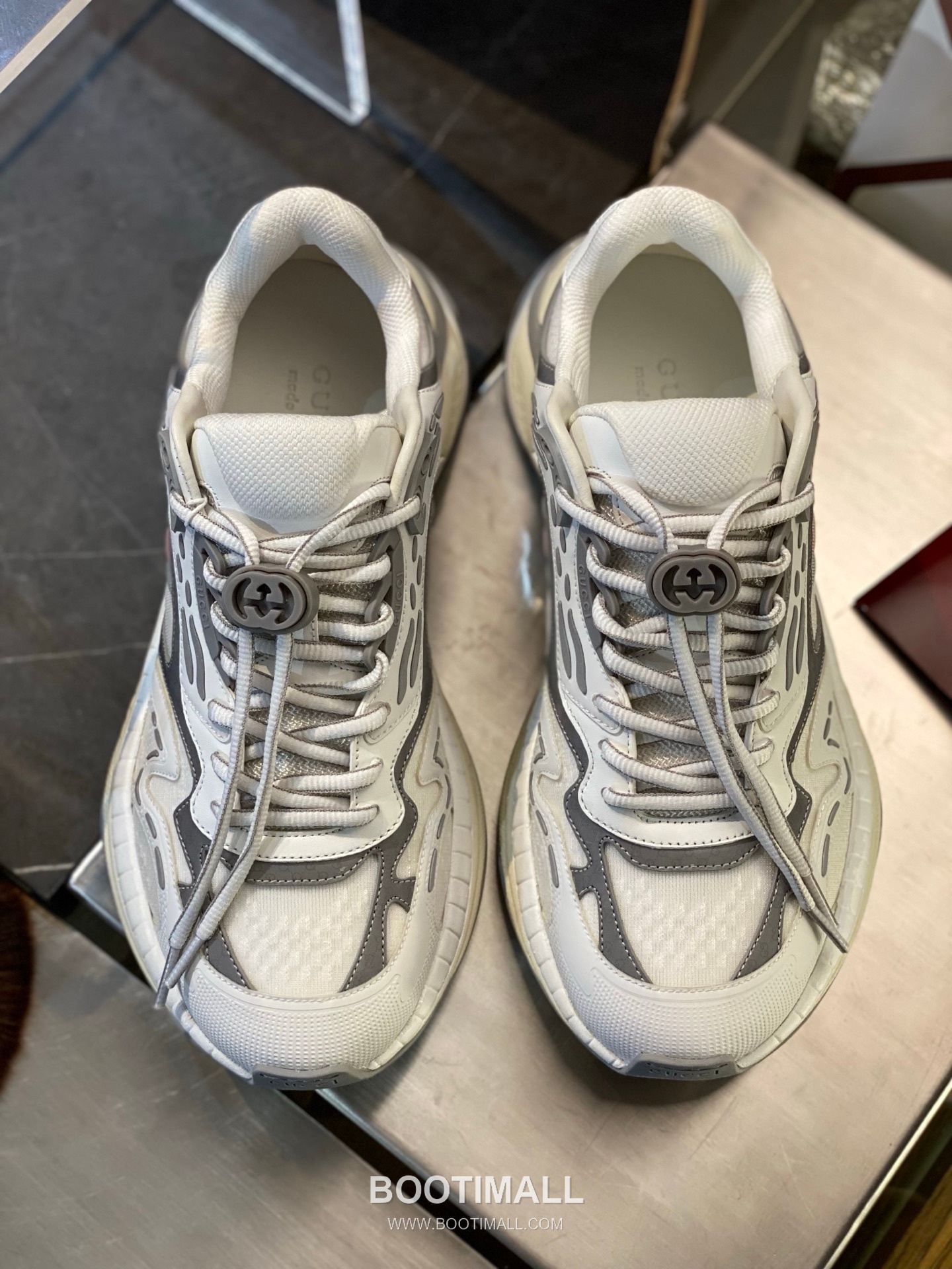 Gucci 2.0 Canvas Leather Chunky Sneakers with Web Stripe Detail EVA Sole 구찌 2.0 캔버스 레더 청키 스니커즈 웹 스트라이프 디테일 EVA 솔 4.5cm 4