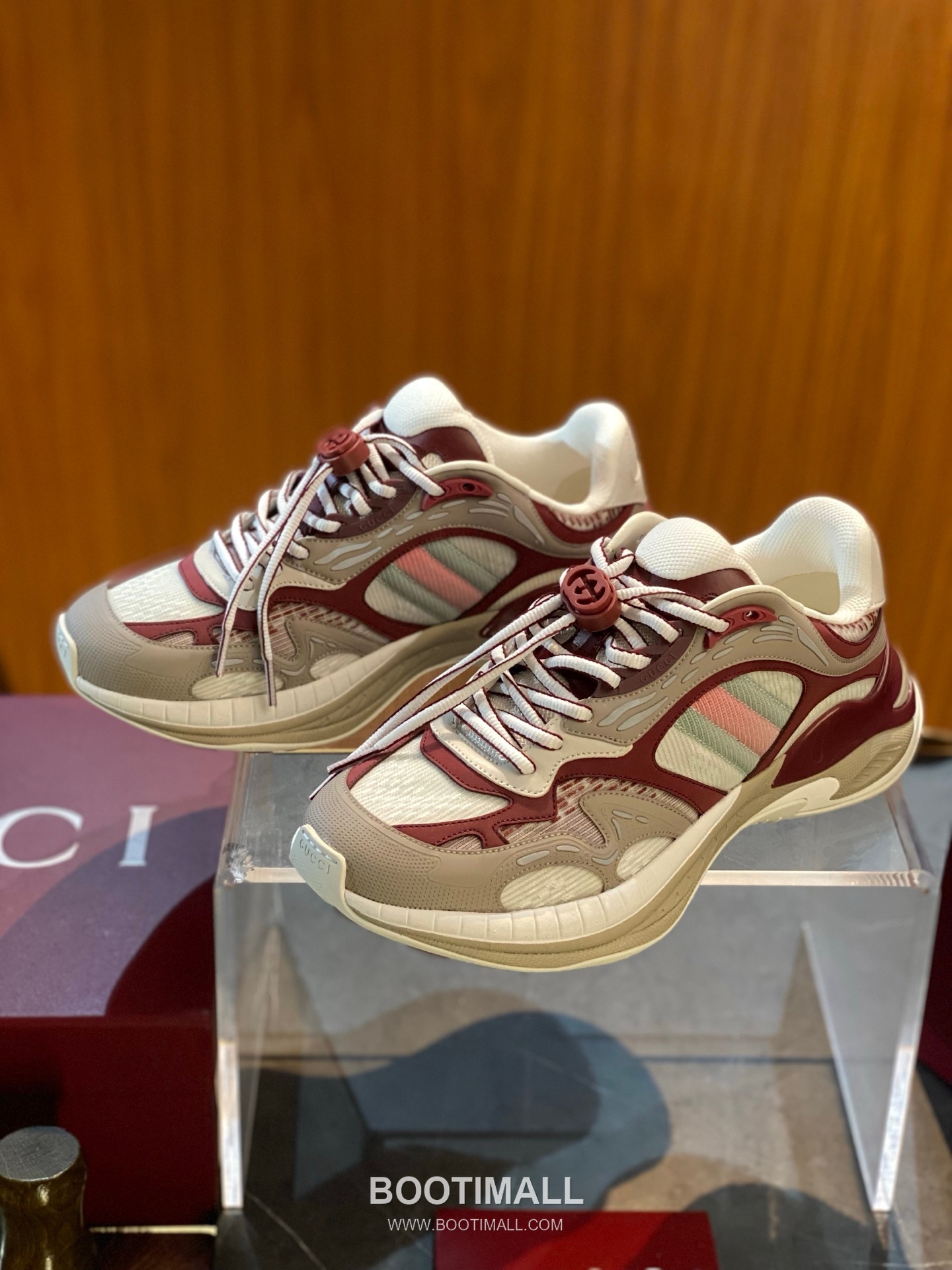 Gucci 2.0 Canvas Leather Chunky Sneakers with Web Stripe Detail EVA Sole 구찌 2.0 캔버스 레더 청키 스니커즈 웹 스트라이프 디테일 EVA 솔 4.5cm 1