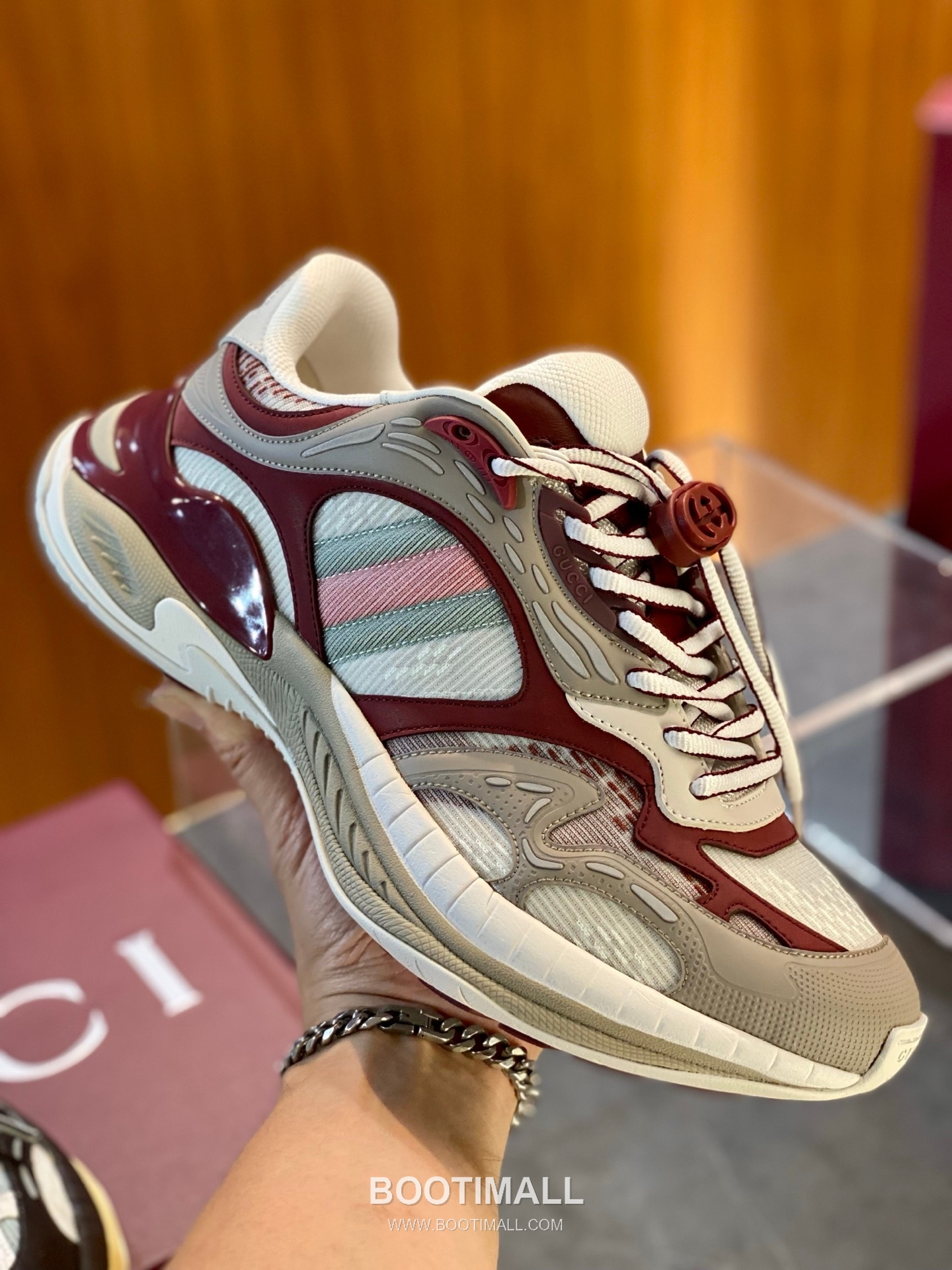 Gucci 2.0 Canvas Leather Chunky Sneakers with Web Stripe Detail EVA Sole 구찌 2.0 캔버스 레더 청키 스니커즈 웹 스트라이프 디테일 EVA 솔 4.5cm 2