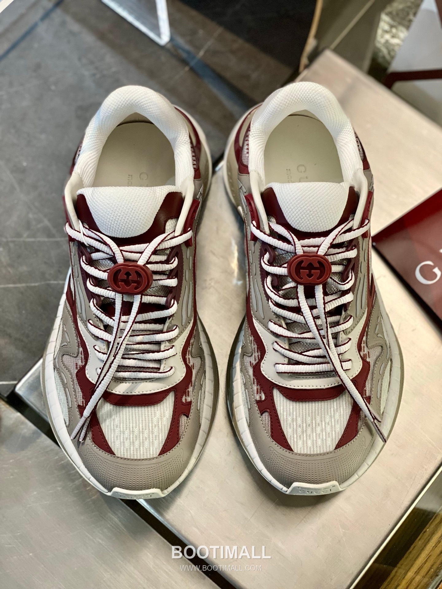 Gucci 2.0 Canvas Leather Chunky Sneakers with Web Stripe Detail EVA Sole 구찌 2.0 캔버스 레더 청키 스니커즈 웹 스트라이프 디테일 EVA 솔 4.5cm 3